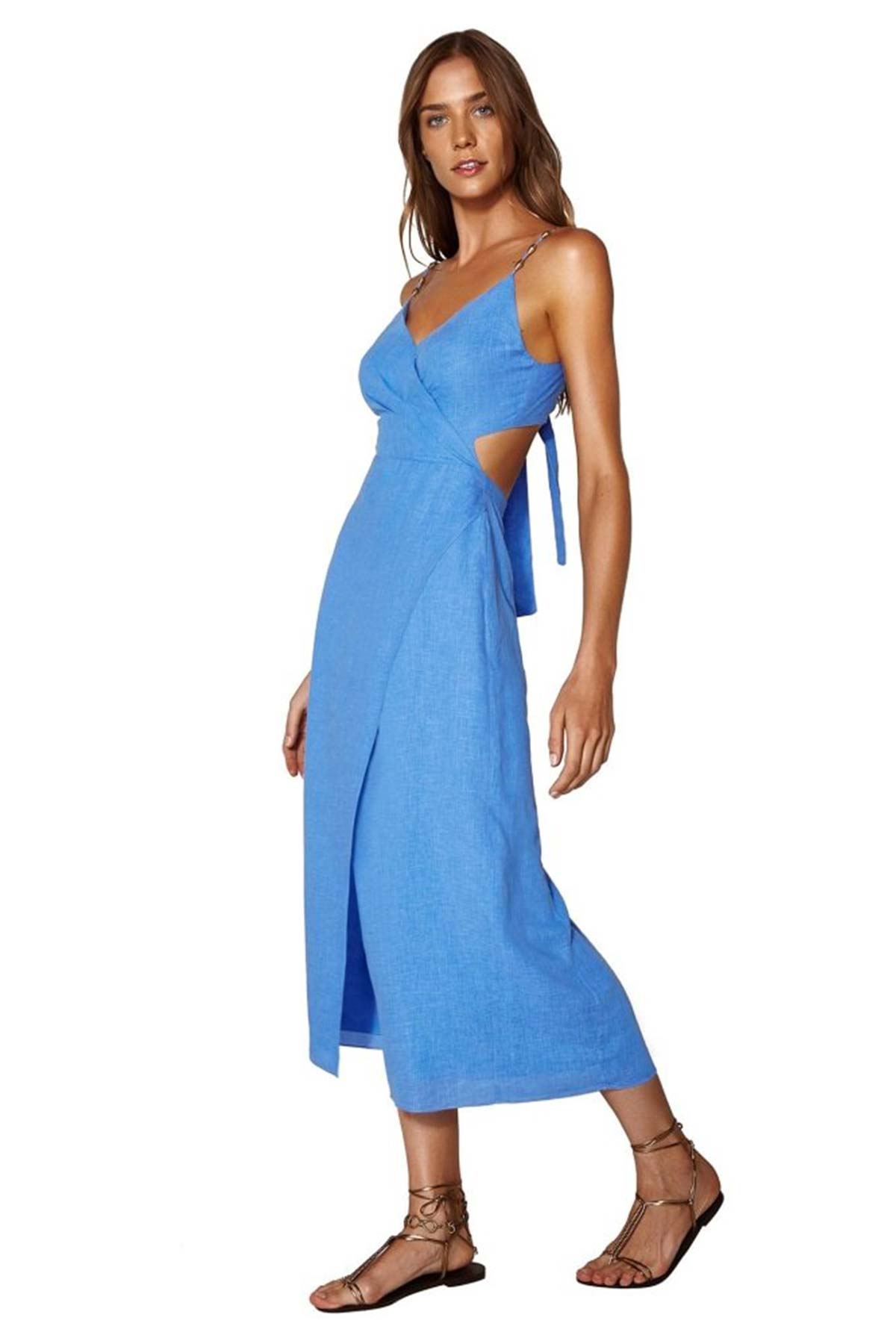 Vix Solid Connie Midi Elbise-Libas Trendy Fashion Store