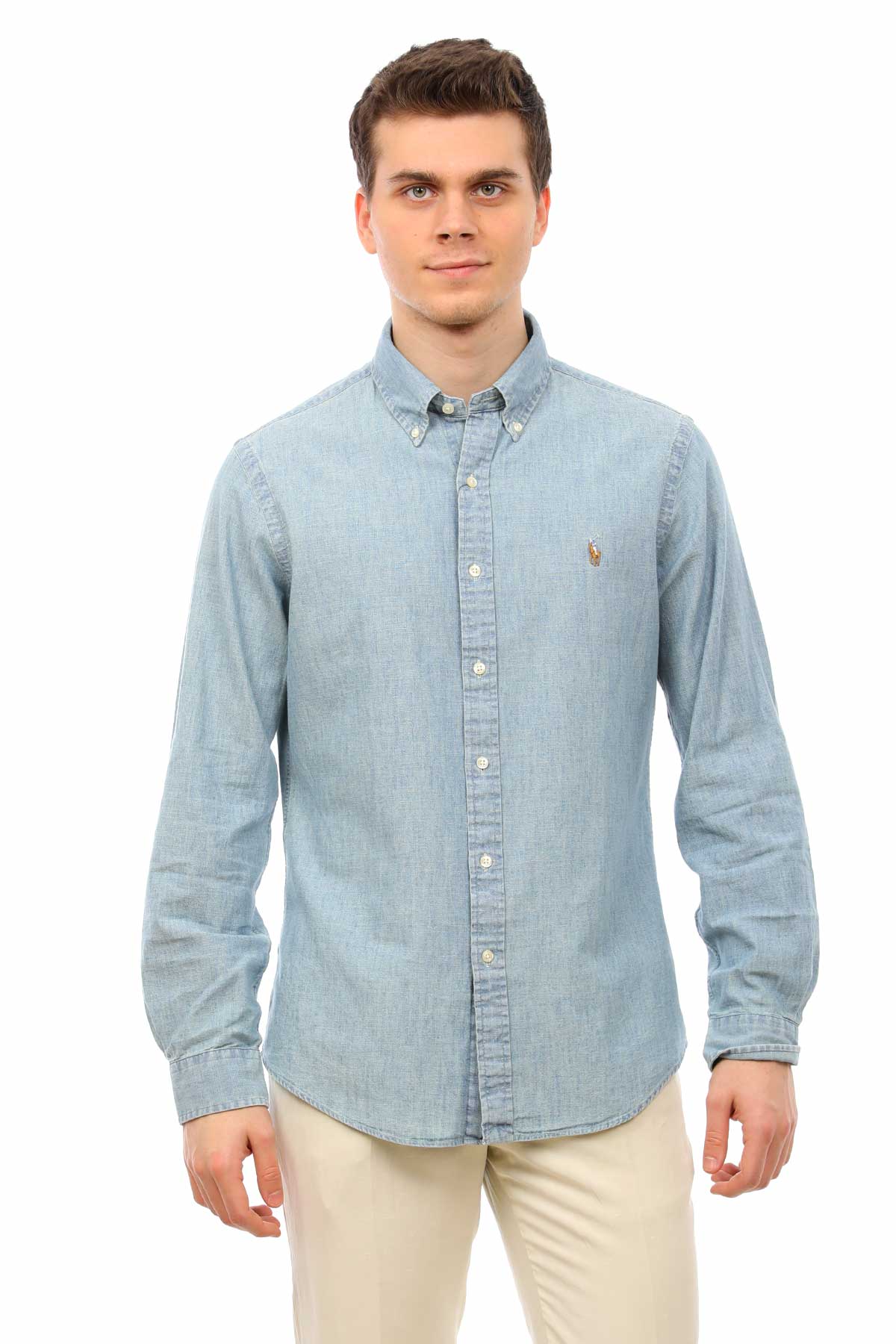 Polo Ralph Lauren Slim Fit Denim Gömlek-Libas Trendy Fashion Store