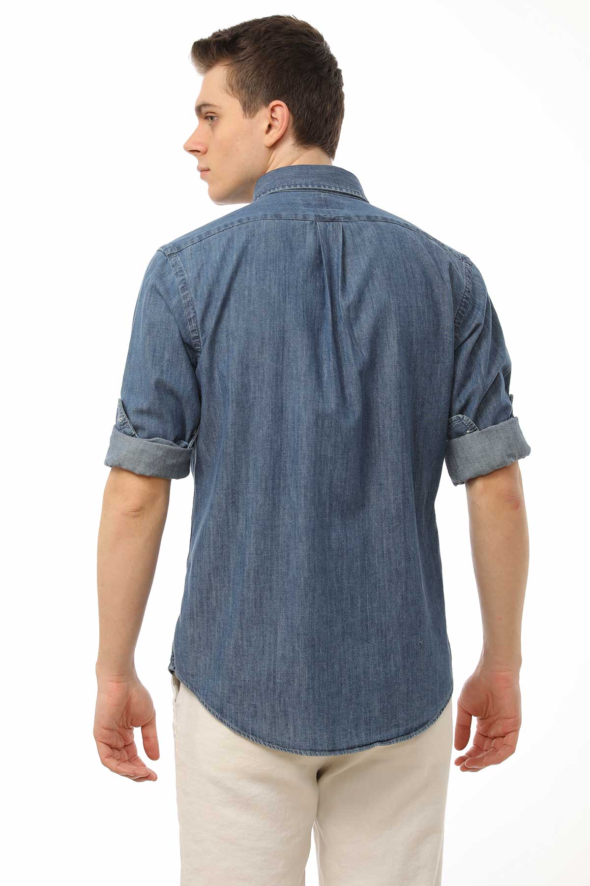 Polo Ralph Lauren Slim Fit Denim Gömlek-Libas Trendy Fashion Store