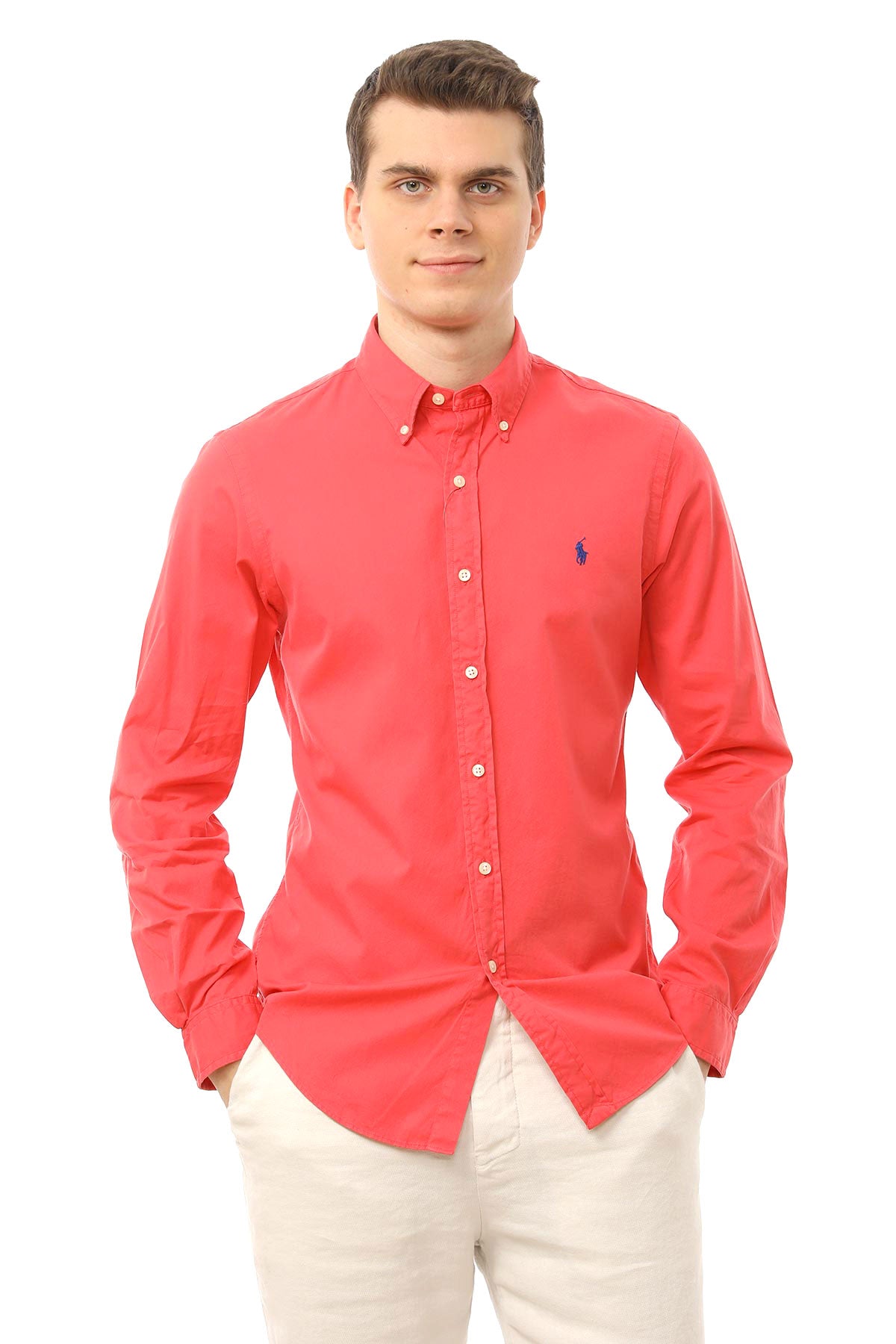 Polo Ralph Lauren Slim Fit Feather Weight Twill Gömlek-Libas Trendy Fashion Store