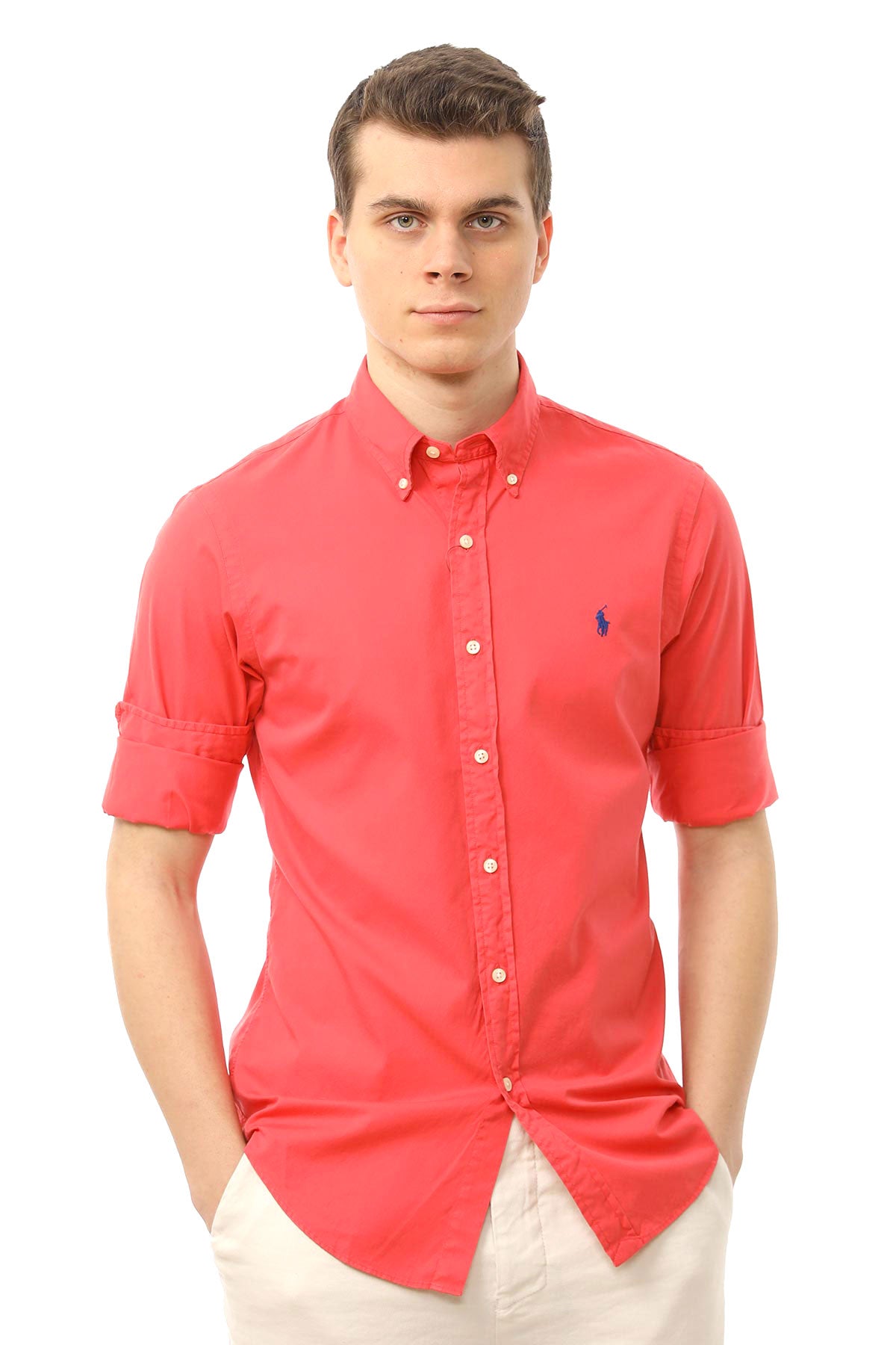 Polo Ralph Lauren Slim Fit Feather Weight Twill Gömlek-Libas Trendy Fashion Store