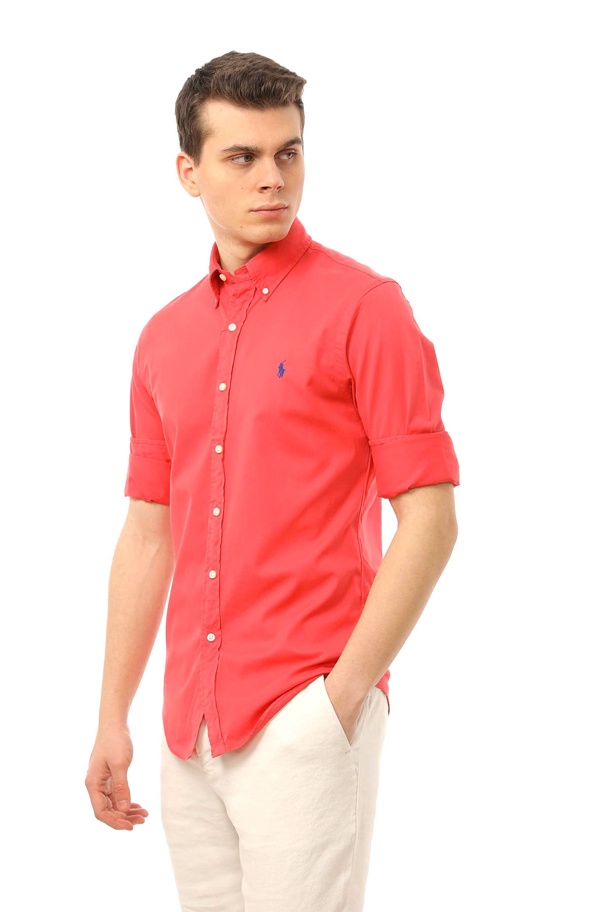 Polo Ralph Lauren Slim Fit Feather Weight Twill Gömlek-Libas Trendy Fashion Store