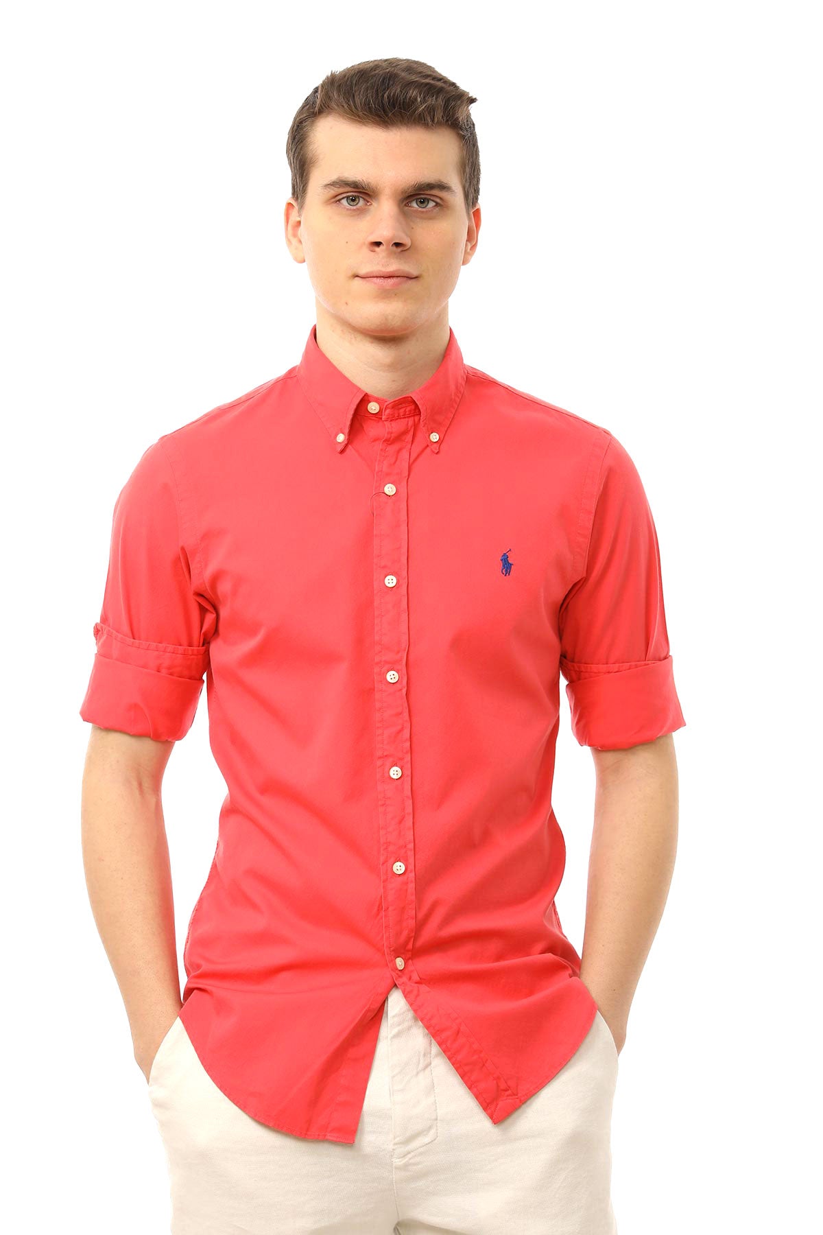 Polo Ralph Lauren Slim Fit Feather Weight Twill Gömlek-Libas Trendy Fashion Store