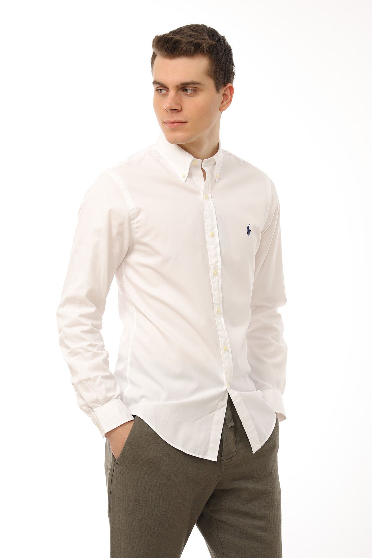 Polo Ralph Lauren Slim Fit Feather Weight Twill Gömlek-Libas Trendy Fashion Store