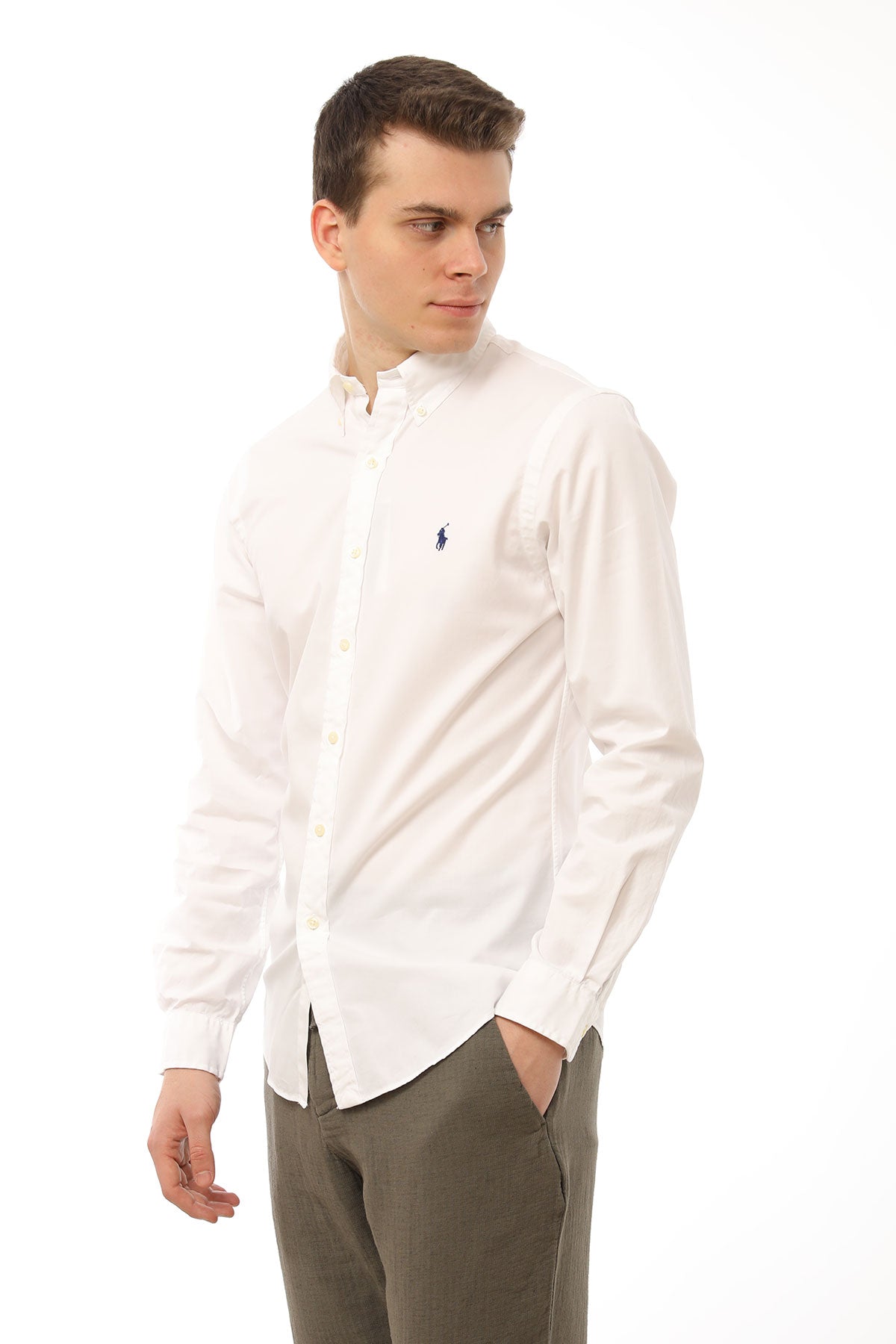 Polo Ralph Lauren Slim Fit Feather Weight Twill Gömlek-Libas Trendy Fashion Store