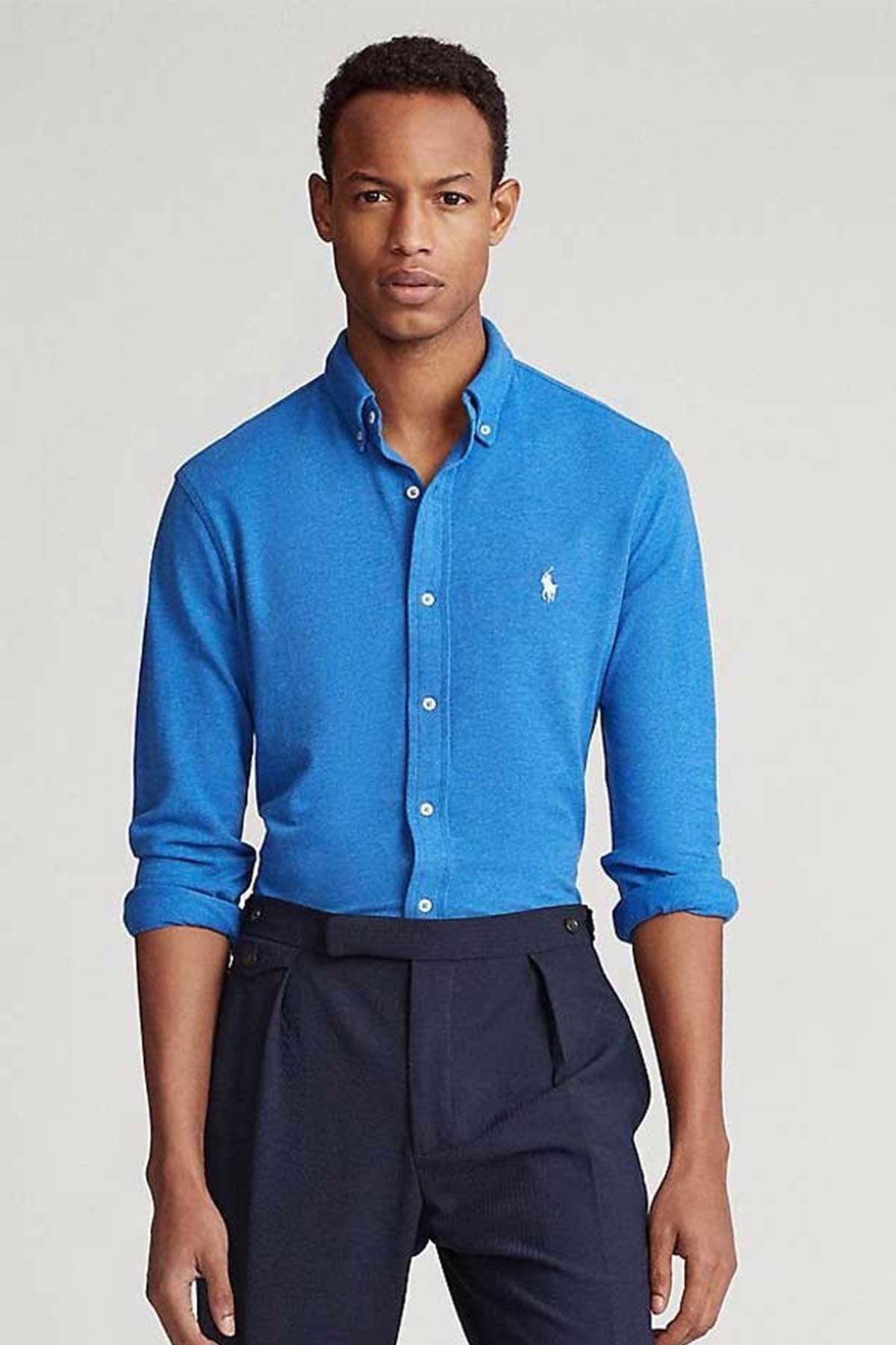 Polo Ralph Lauren Custom Fit Featherweight Mesh Gömlek-Libas Trendy Fashion Store