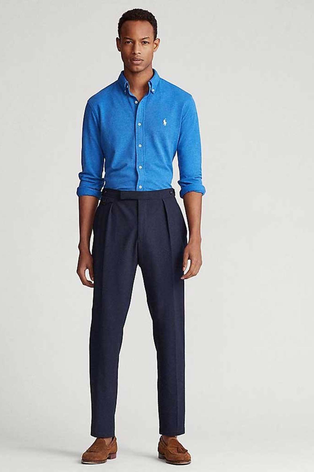 Polo Ralph Lauren Custom Fit Featherweight Mesh Gömlek-Libas Trendy Fashion Store