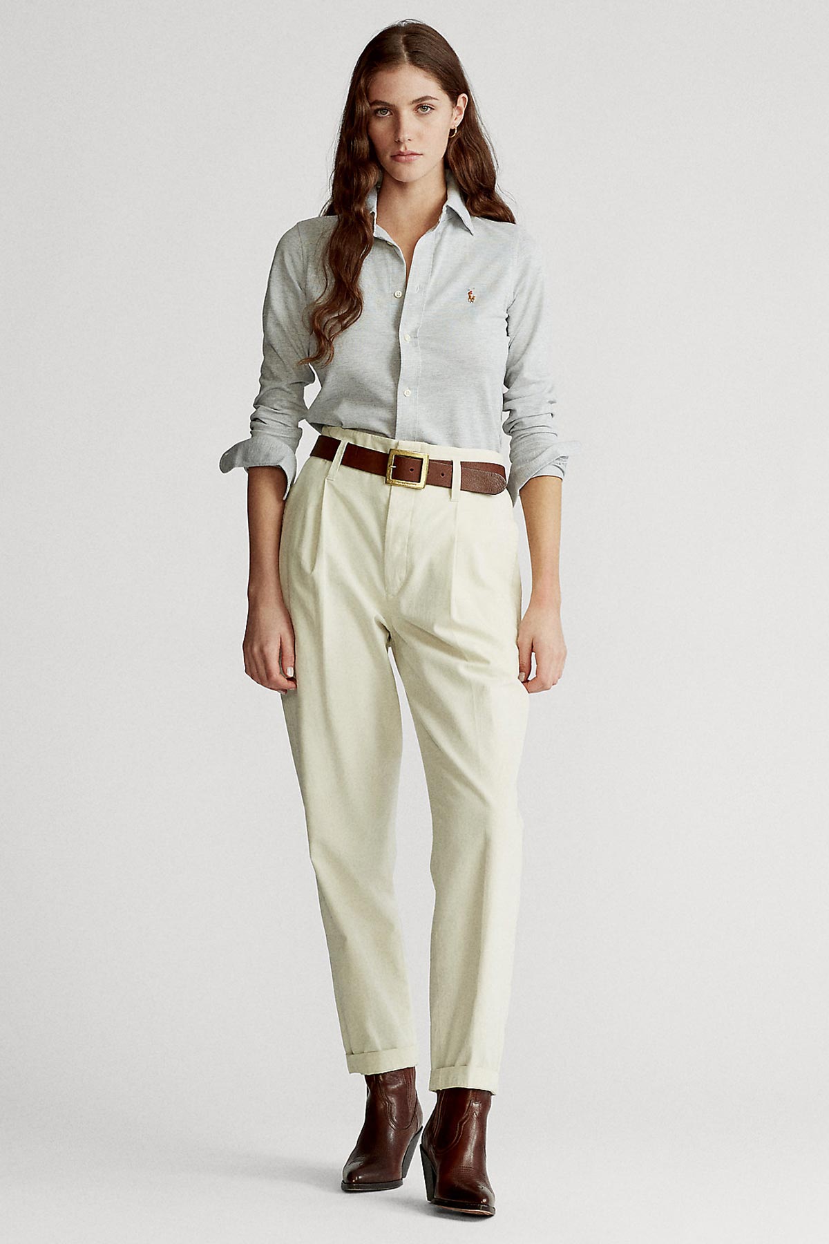 Polo Ralph Lauren Knit Oxford Gömlek-Libas Trendy Fashion Store