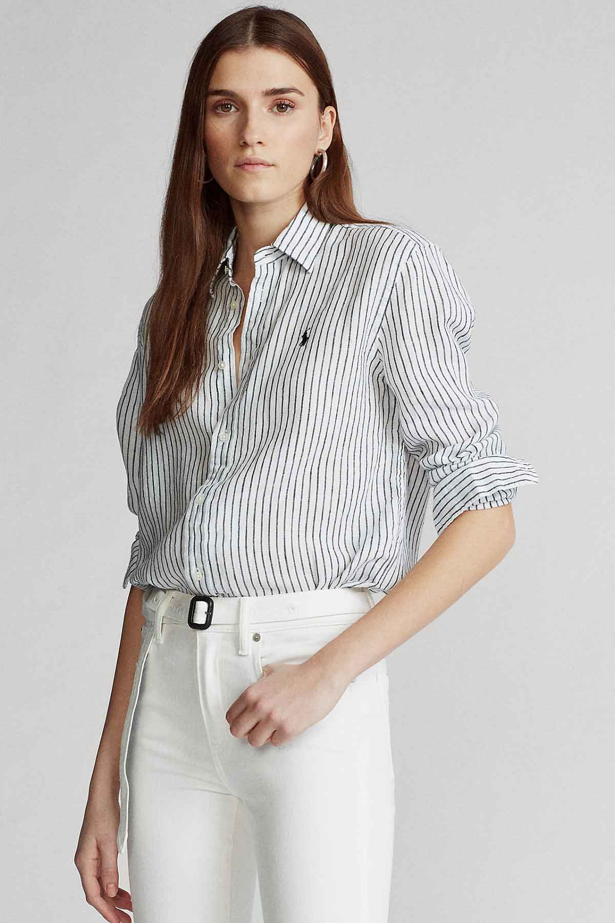 Polo Ralph Lauren Relaxed Fit Keten Gömlek-Libas Trendy Fashion Store