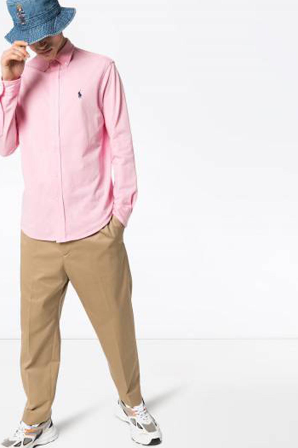 Polo Ralph Lauren Custom Fit Featherweight Mesh Gömlek-Libas Trendy Fashion Store