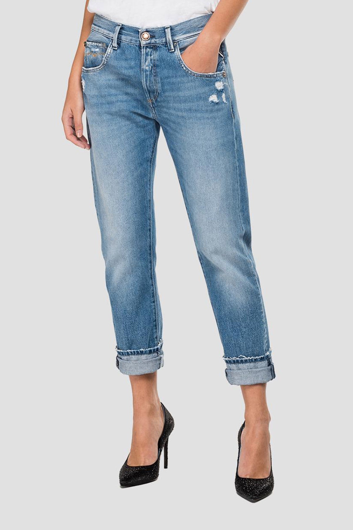 Replay Roxel Boyfriend Jeans-Libas Trendy Fashion Store