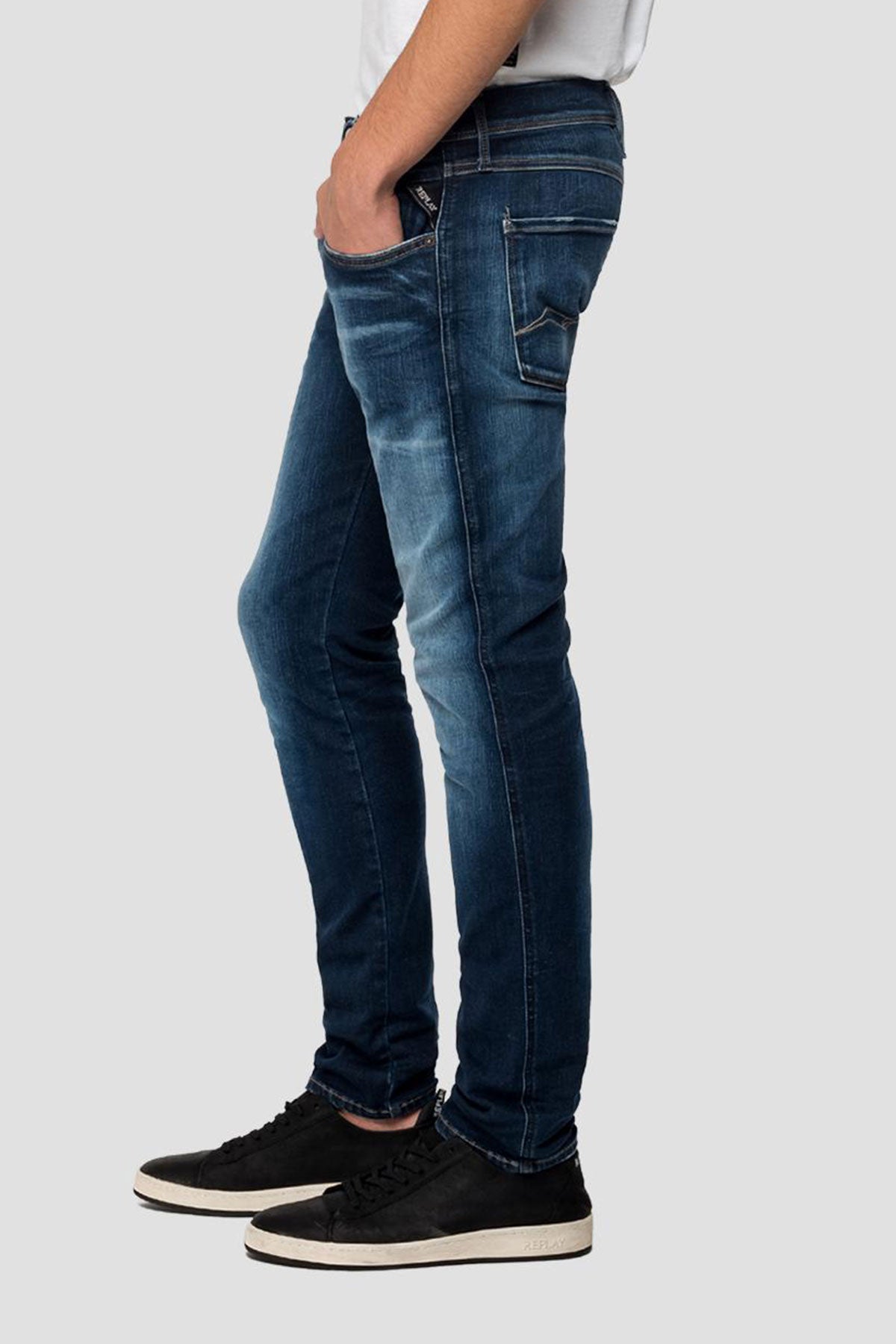 Replay Slim Fit Hyperflex Bio Anbass Jeans-Libas Trendy Fashion Store