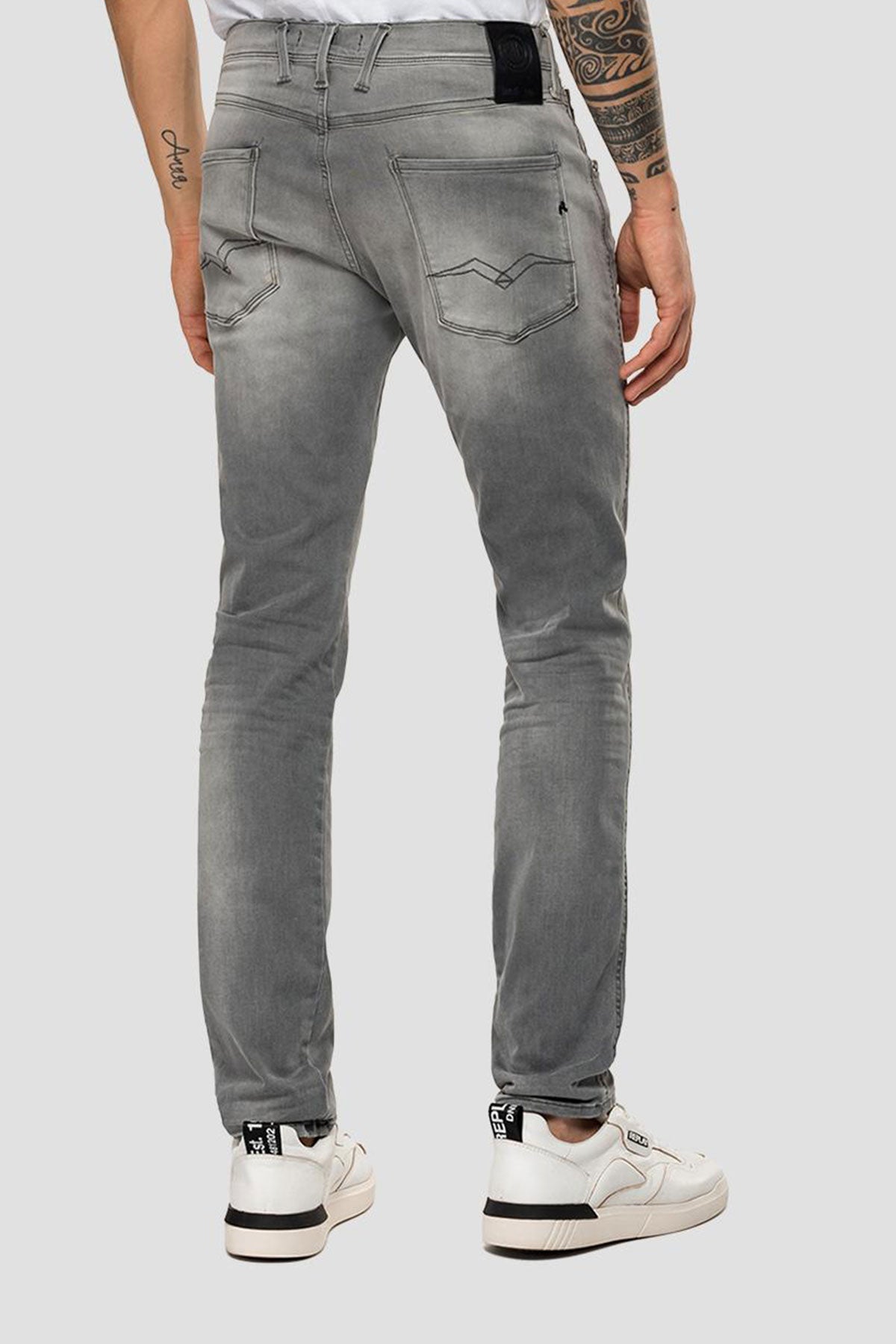 Replay Slim Fit Anbass Hyperflex Bio Jeans-Libas Trendy Fashion Store