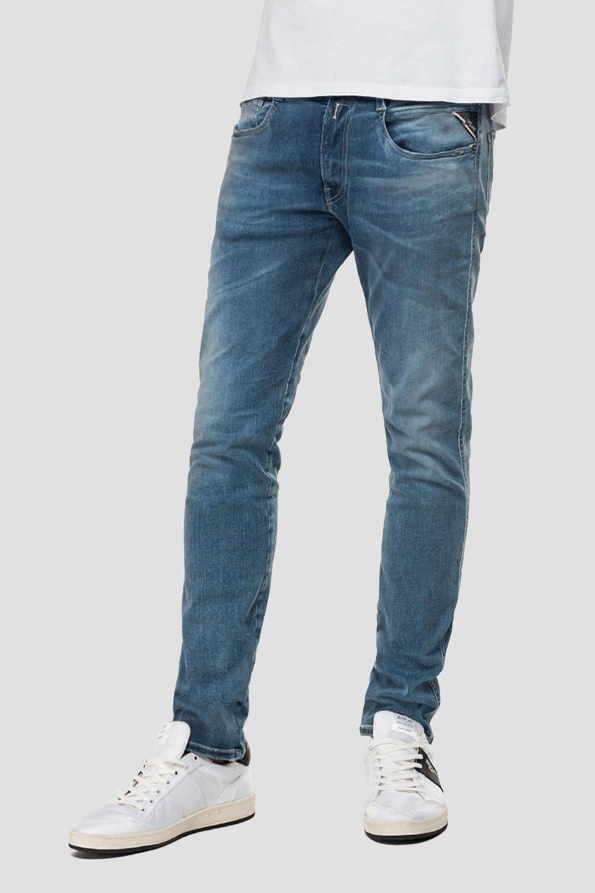 Replay Slim Fit Hyperflex Bio Anbass Jeans-Libas Trendy Fashion Store