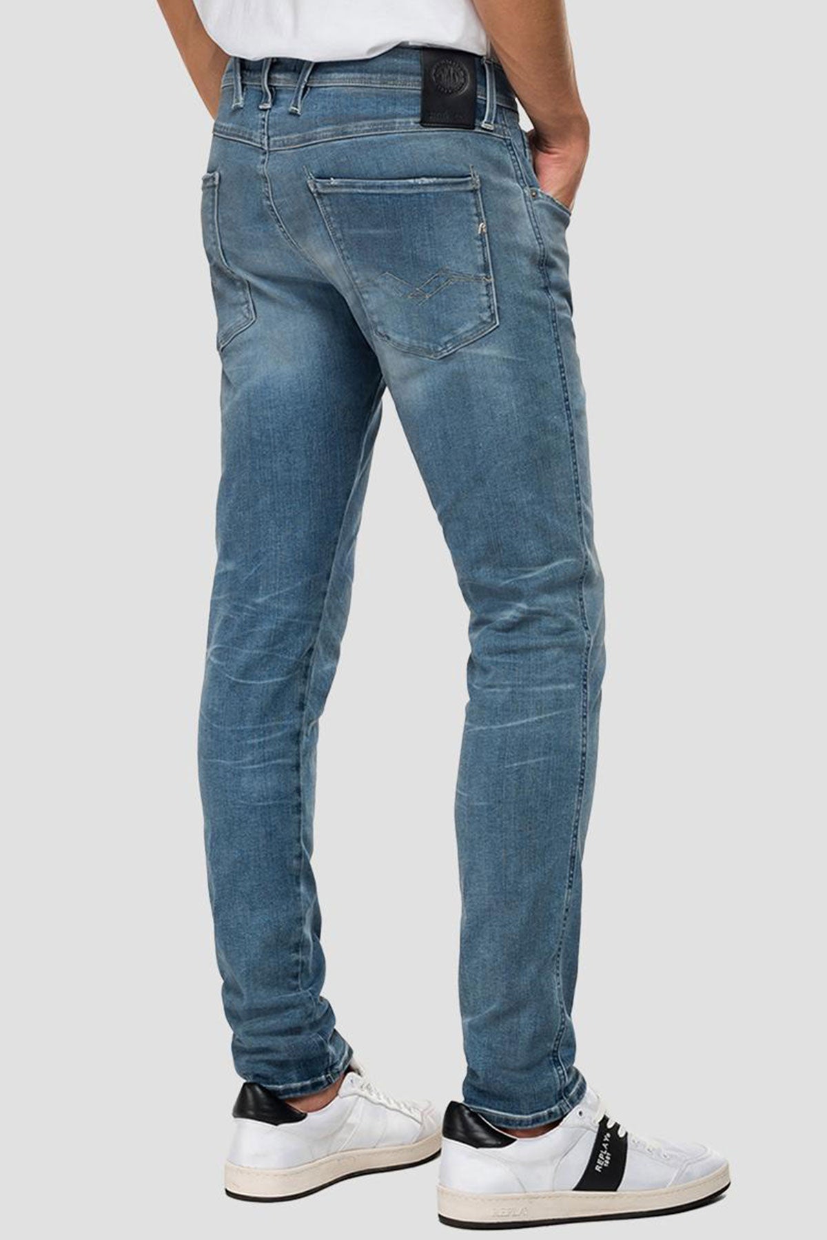 Replay Slim Fit Hyperflex Bio Anbass Jeans-Libas Trendy Fashion Store