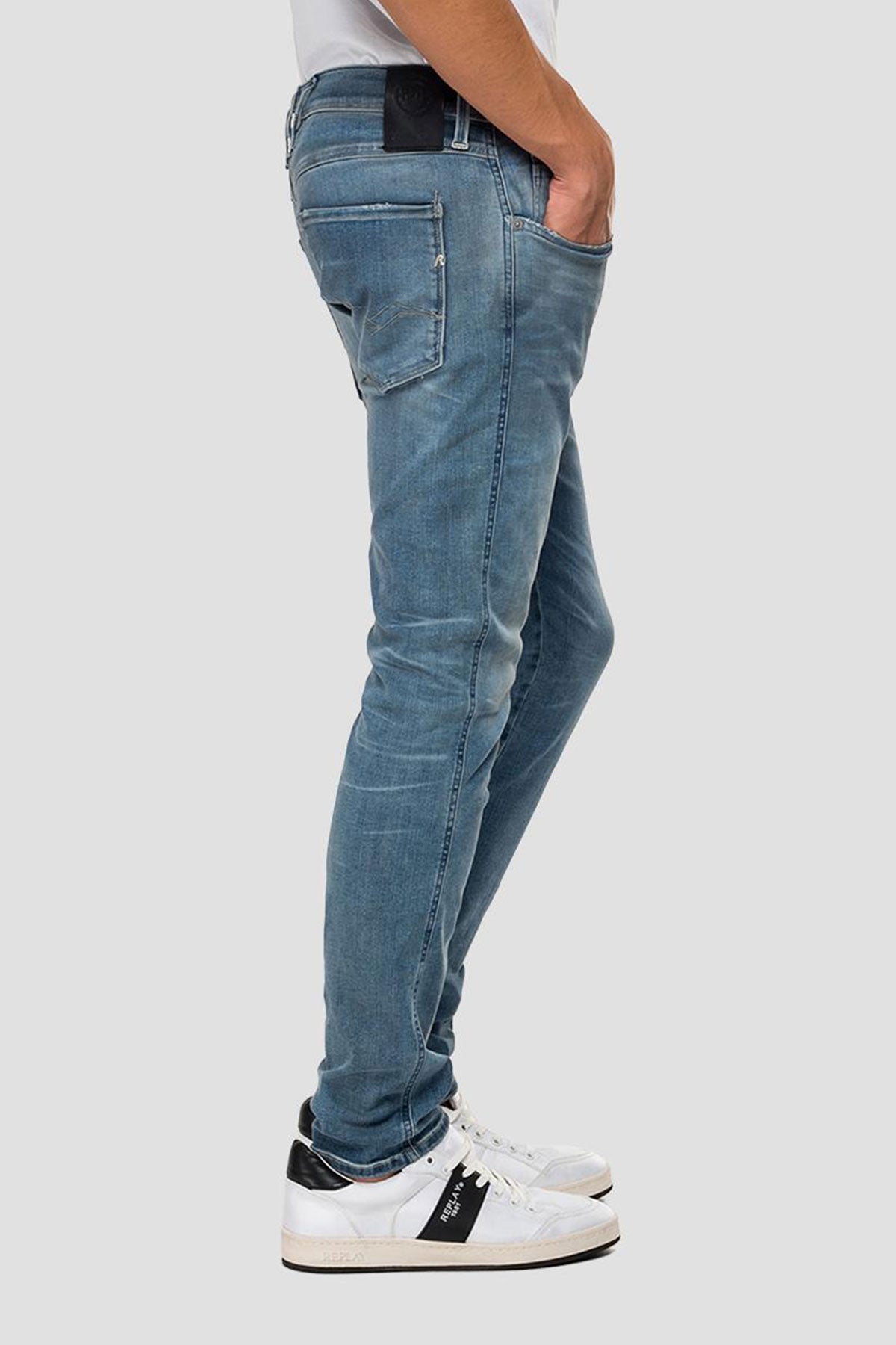 Replay Slim Fit Hyperflex Bio Anbass Jeans-Libas Trendy Fashion Store
