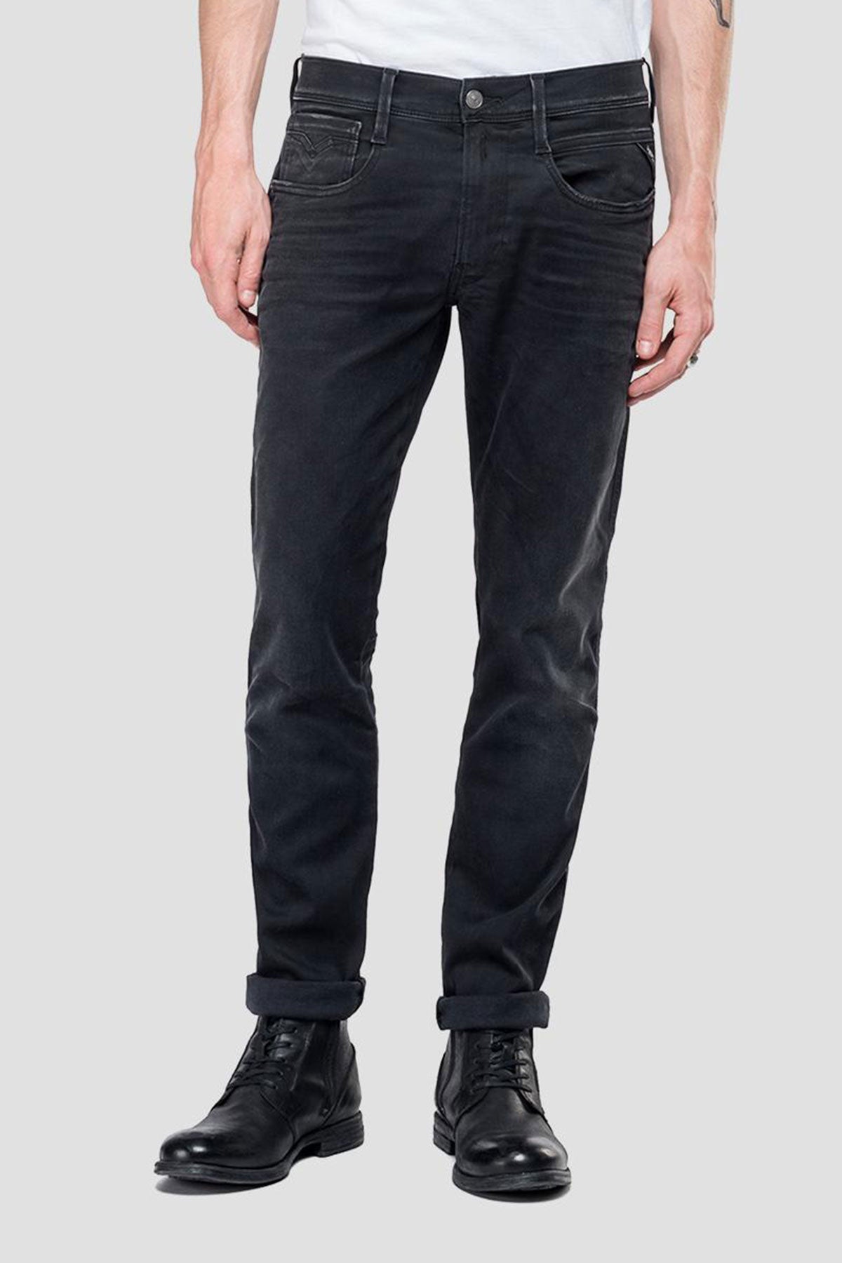 Replay Slim Fit Hyperflex Anbass Jeans-Libas Trendy Fashion Store