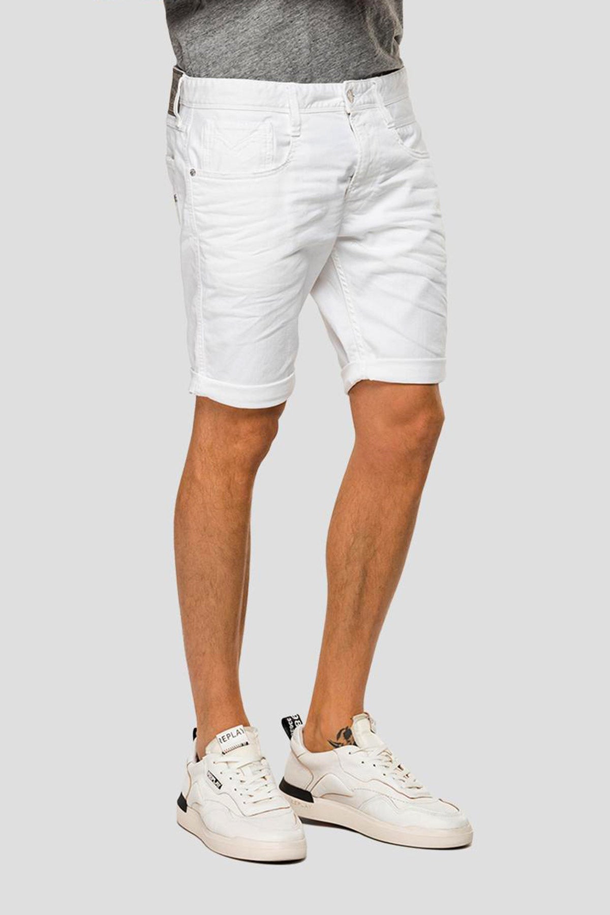 Replay Slim Fit Anbass Jean Şort-Libas Trendy Fashion Store