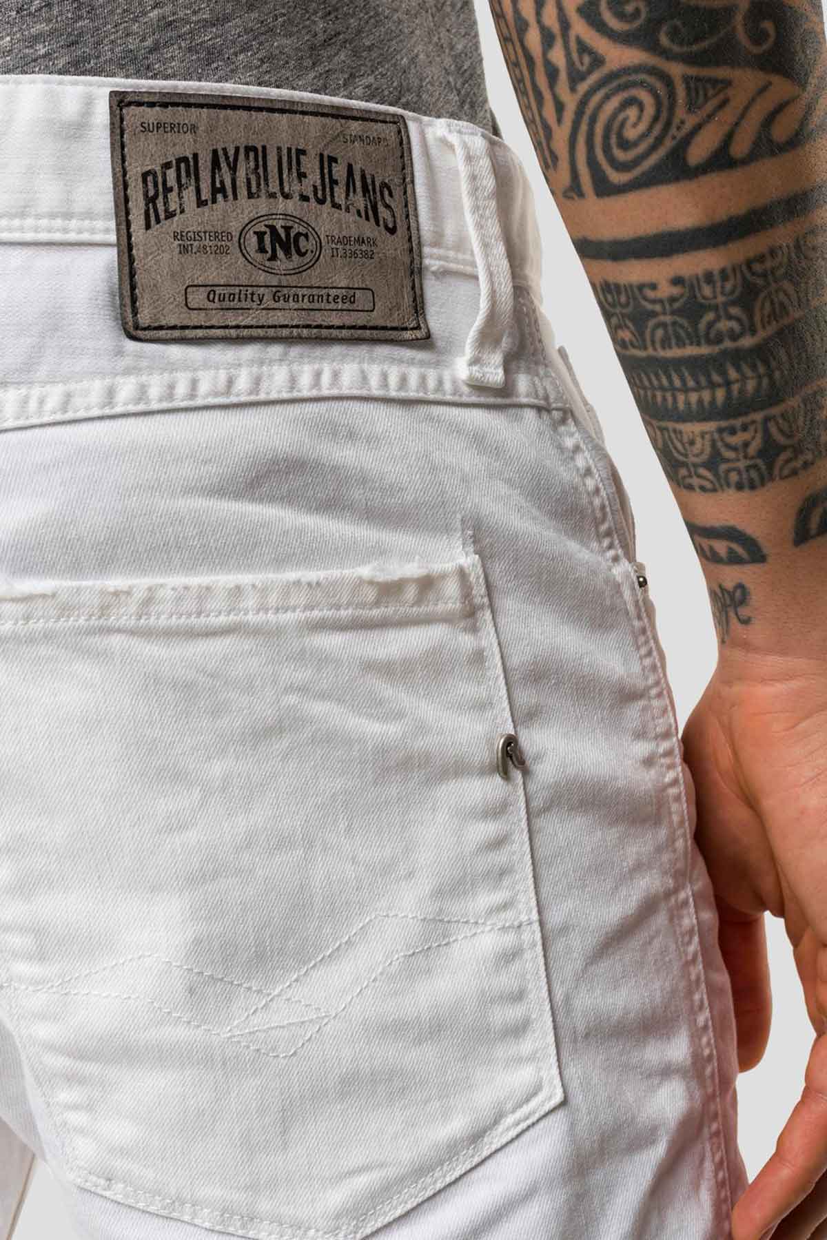 Replay Slim Fit Anbass Jean Şort-Libas Trendy Fashion Store