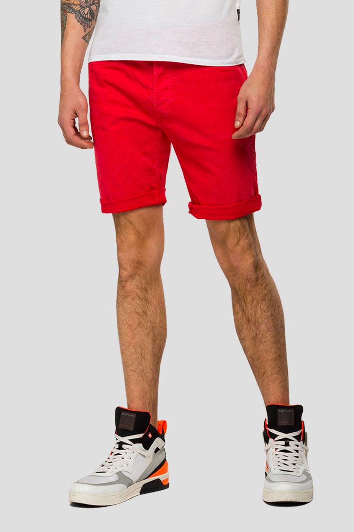 Replay Tapered Fit Jean Şort-Libas Trendy Fashion Store