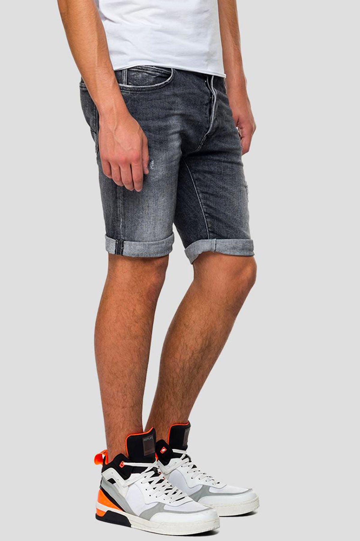 Replay Tapered Fit Jean Şort-Libas Trendy Fashion Store