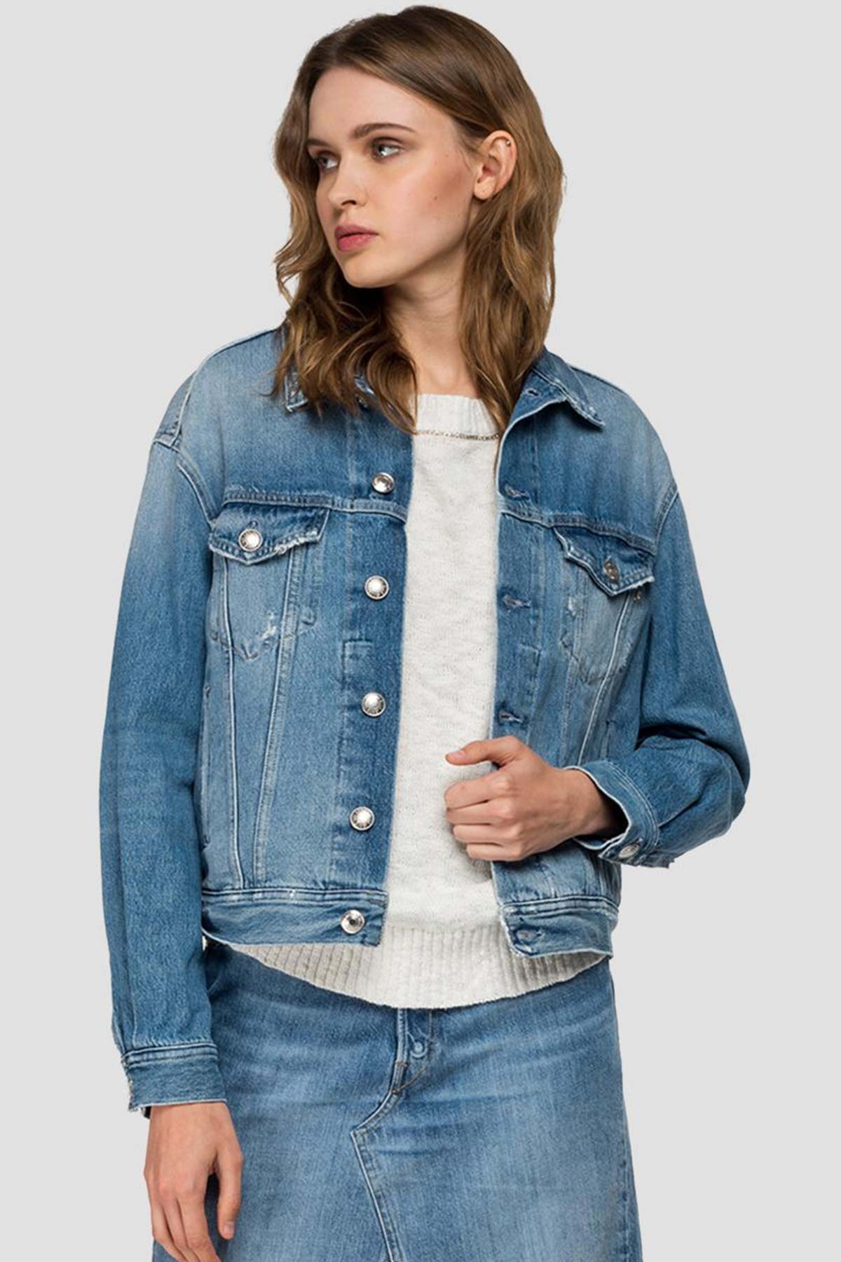 Replay Denim Ceket-Libas Trendy Fashion Store