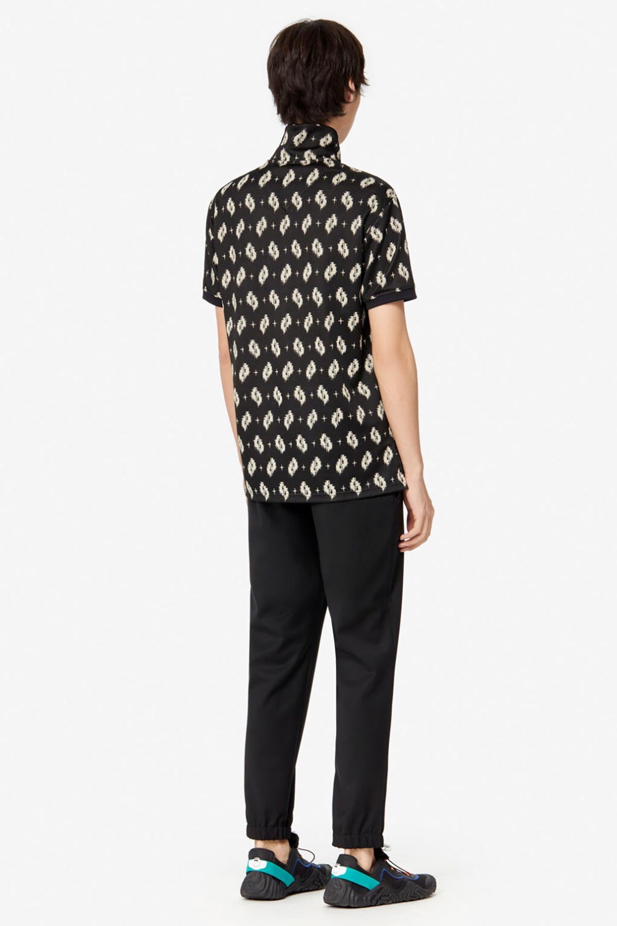 Kenzo Polo Yaka Jakarlı T-shirt-Libas Trendy Fashion Store