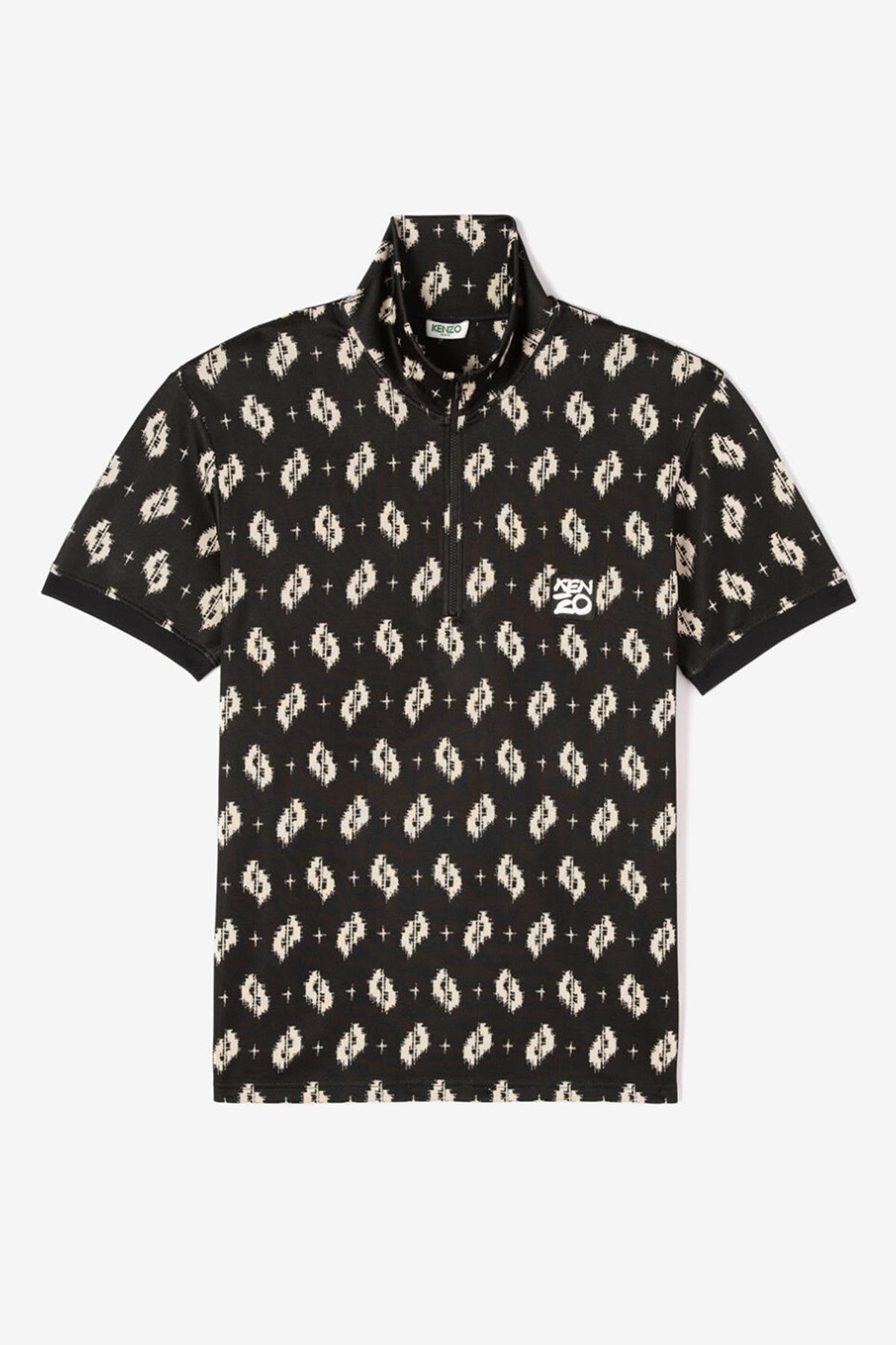 Kenzo Polo Yaka Jakarlı T-shirt-Libas Trendy Fashion Store