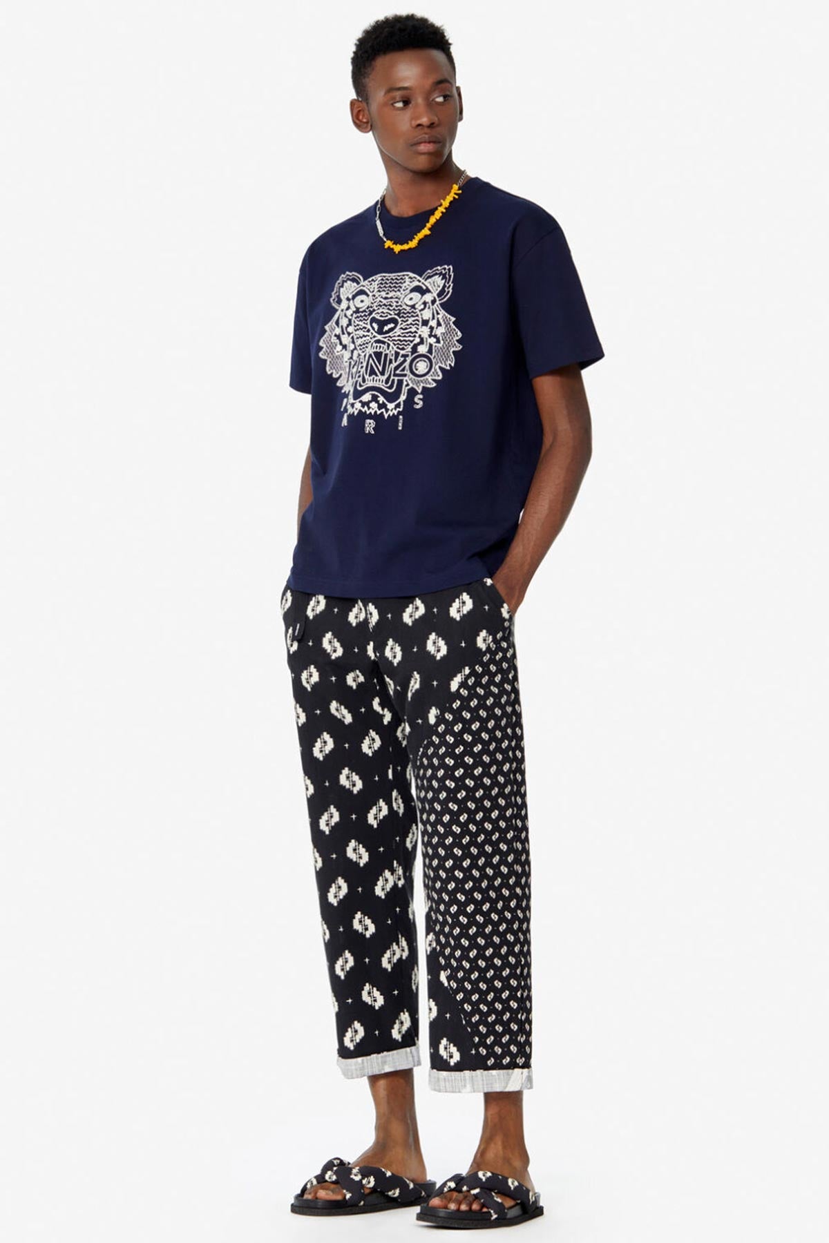 Kenzo Kaplan Logolu Oversize T-shirt-Libas Trendy Fashion Store