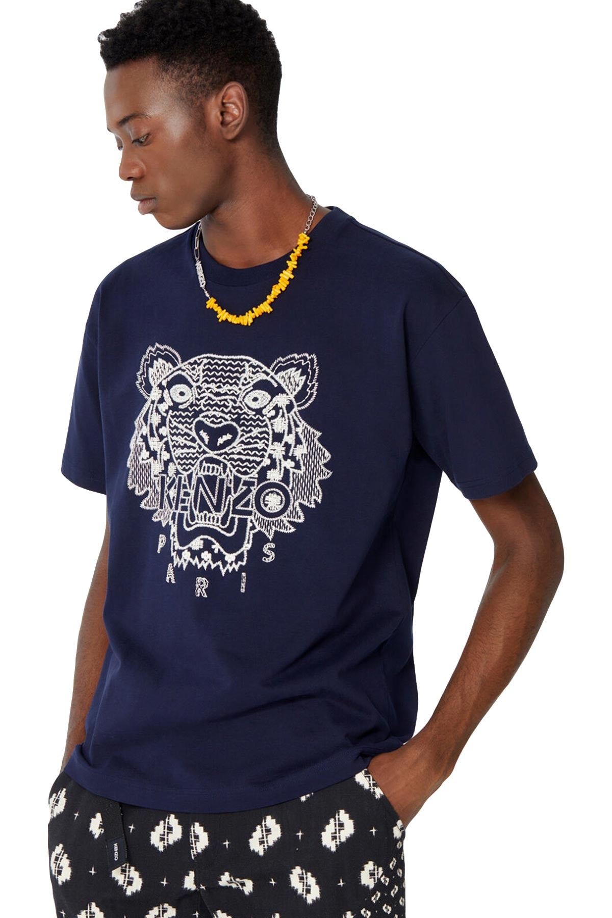 Kenzo Kaplan Logolu Oversize T-shirt-Libas Trendy Fashion Store