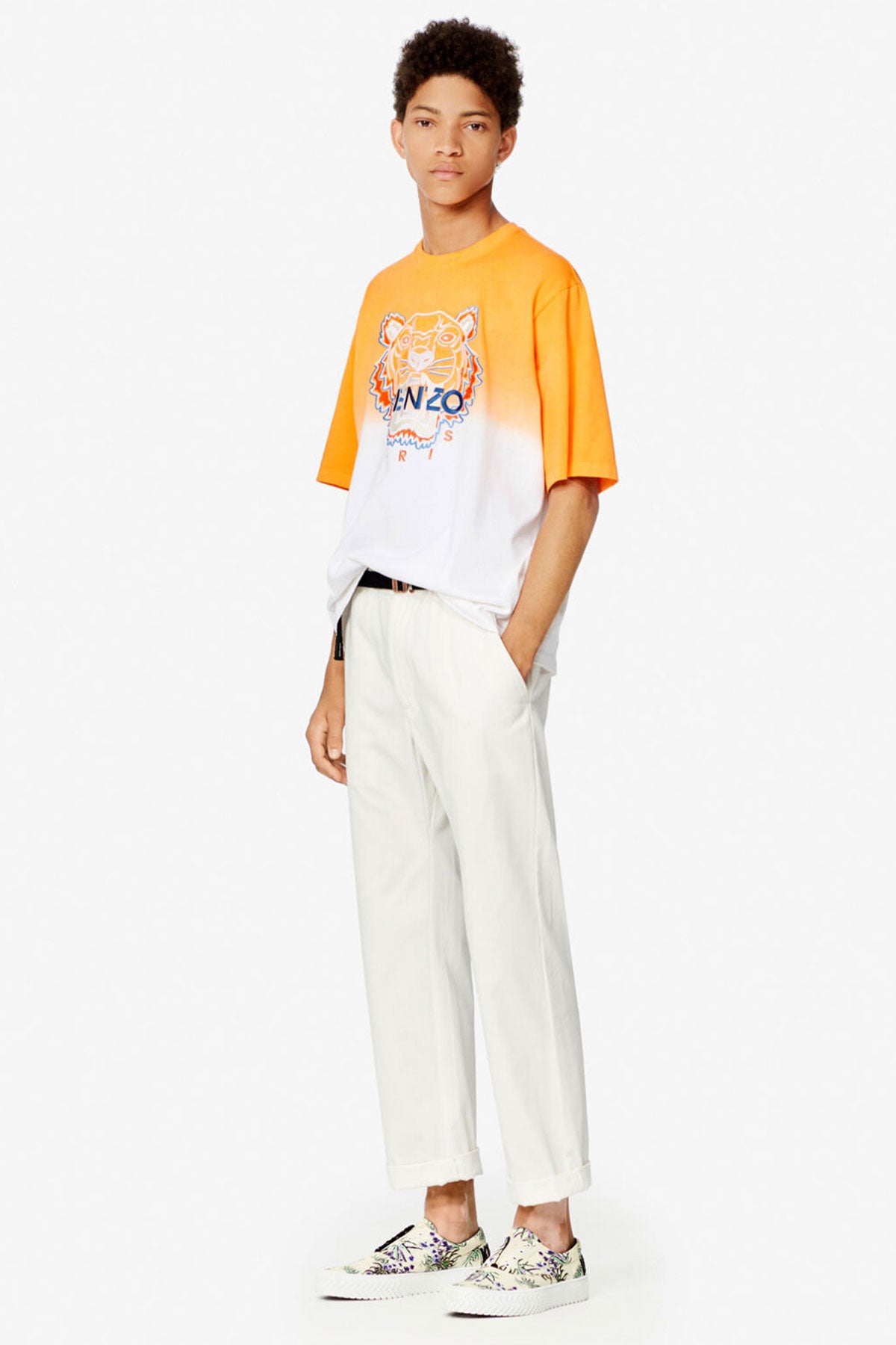 Kenzo Kaplan Logolu Oversize T-shirt-Libas Trendy Fashion Store