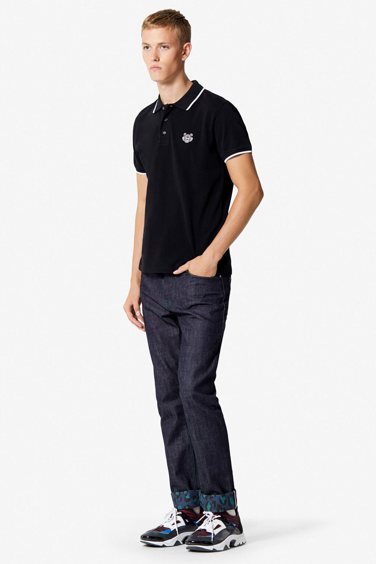 Kenzo K Fit Polo Yaka T-shirt-Libas Trendy Fashion Store