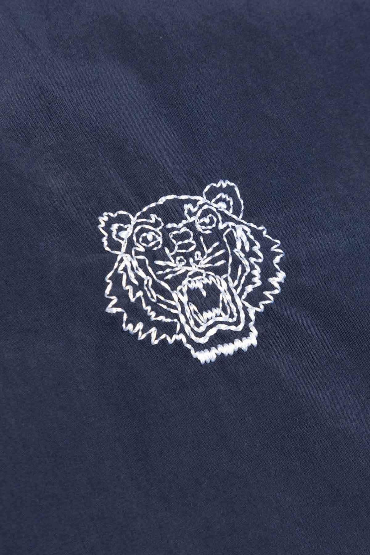 Kenzo Casual Fit Kaplan Logolu Gömlek-Libas Trendy Fashion Store