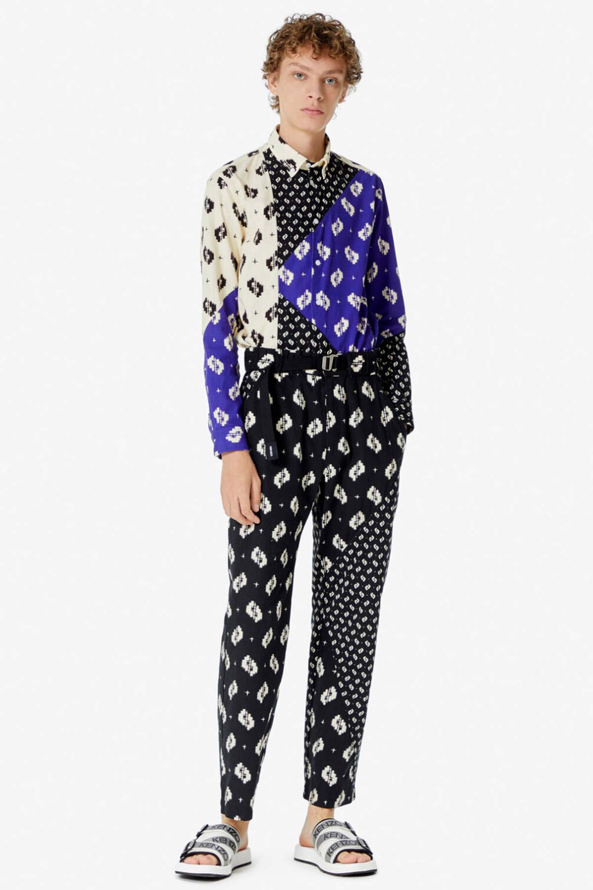 Kenzo Casual Fit Ikat Gömlek-Libas Trendy Fashion Store