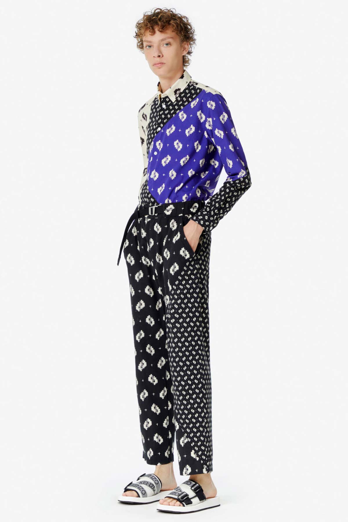 Kenzo Casual Fit Ikat Gömlek-Libas Trendy Fashion Store