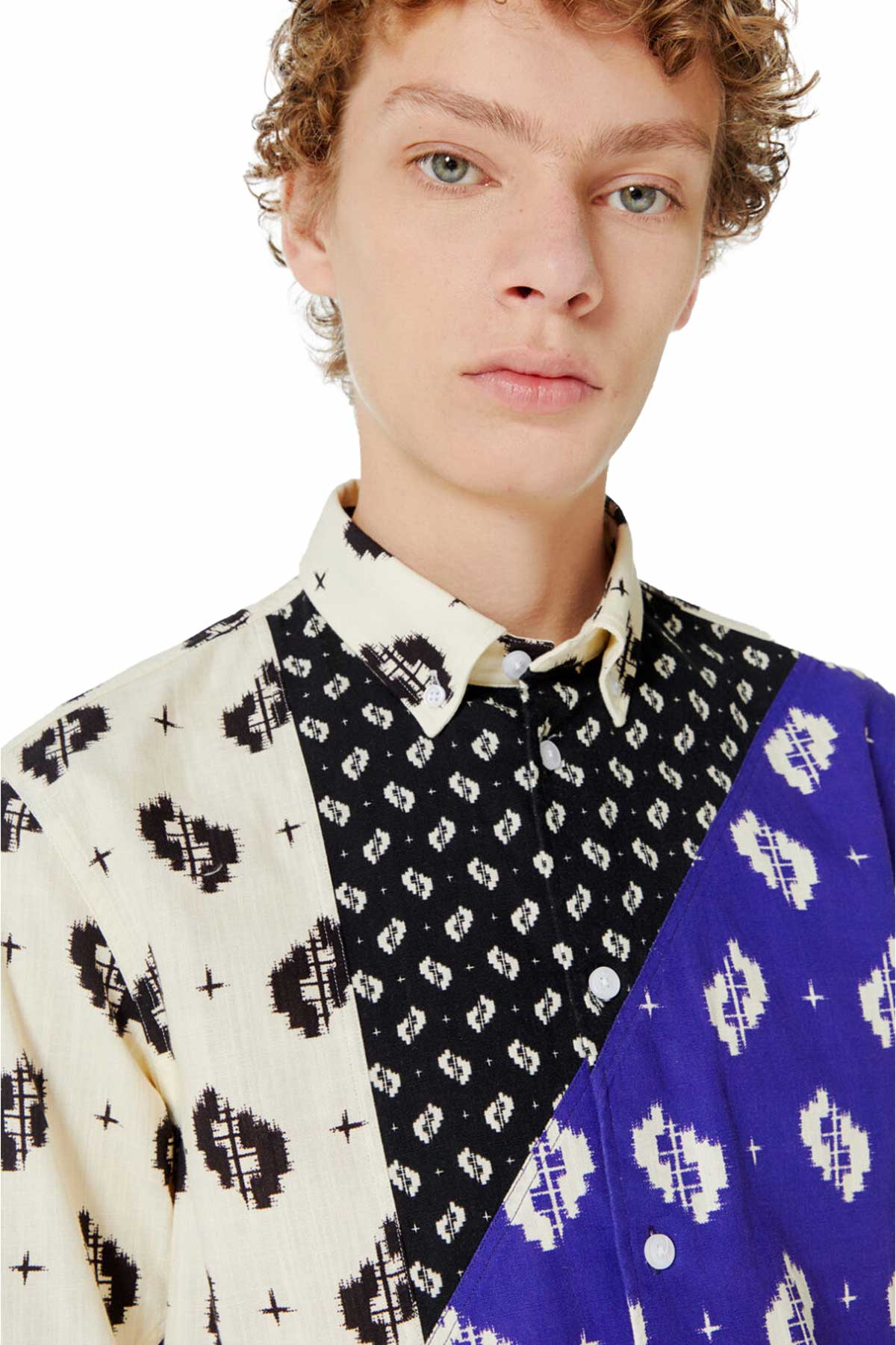 Kenzo Casual Fit Ikat Gömlek-Libas Trendy Fashion Store