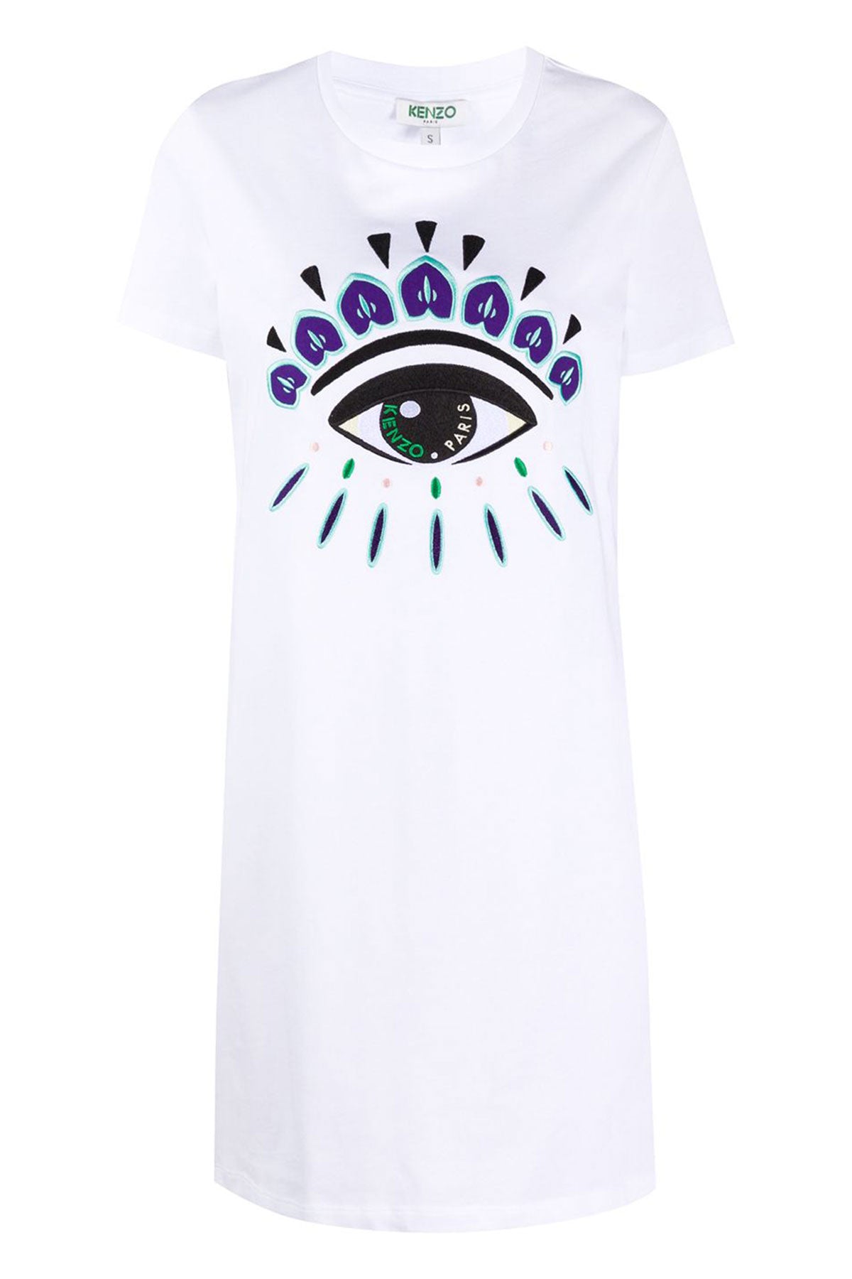 Kenzo Göz Logolu T-shirt Elbise-Libas Trendy Fashion Store