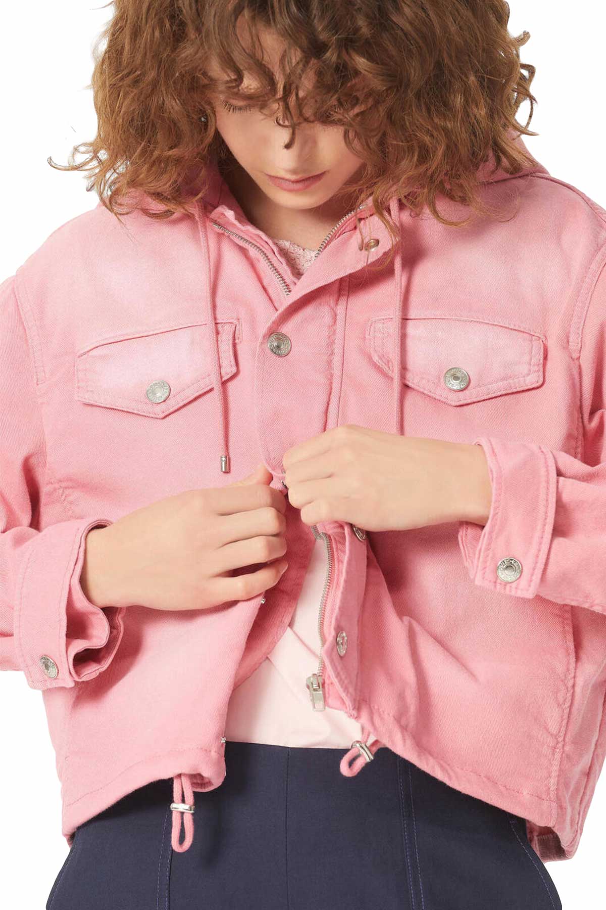 Kenzo Kapüşonlu Denim Ceket-Libas Trendy Fashion Store