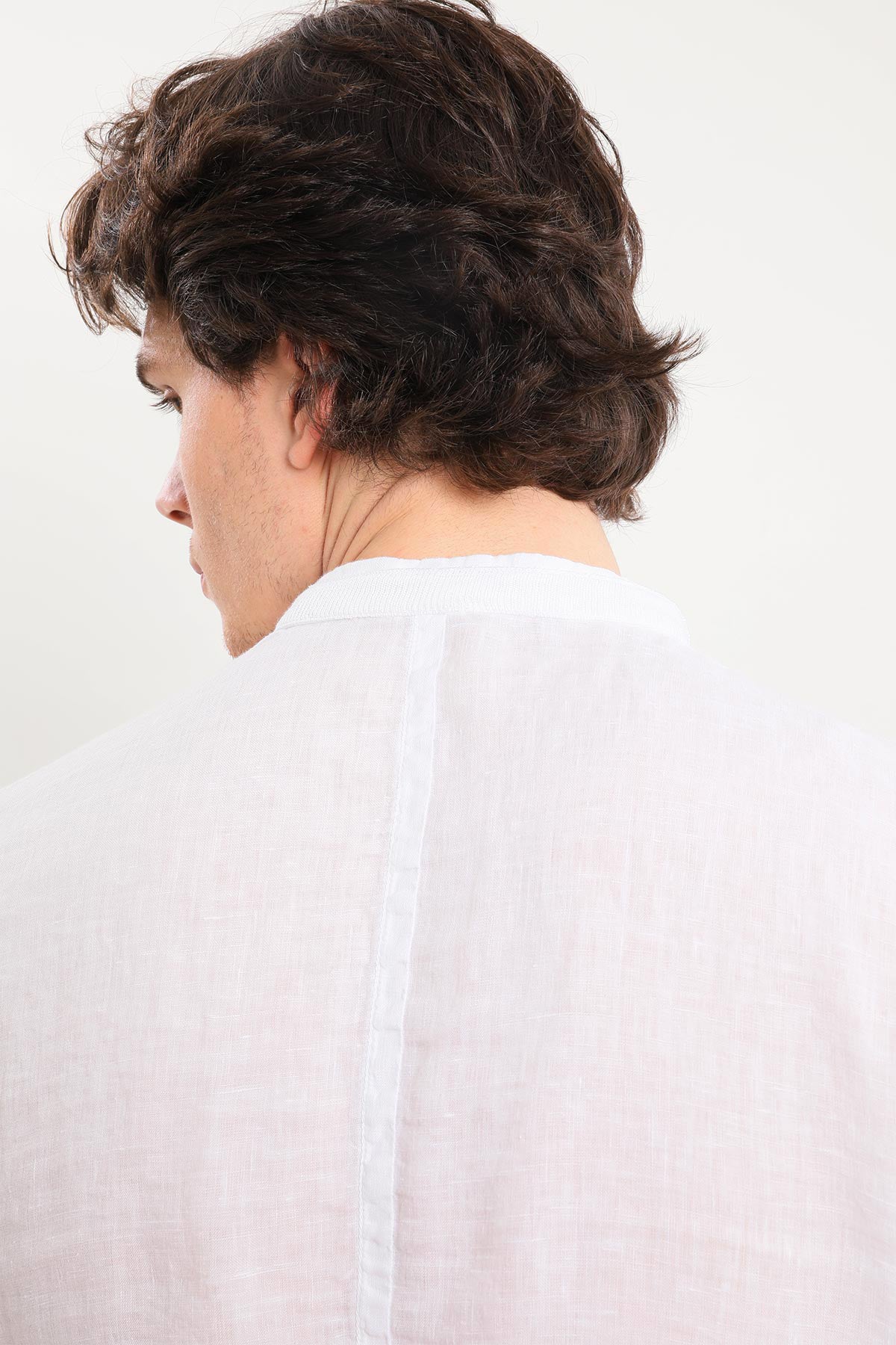 Transit Hakim Yaka Keten Gömlek-Libas Trendy Fashion Store