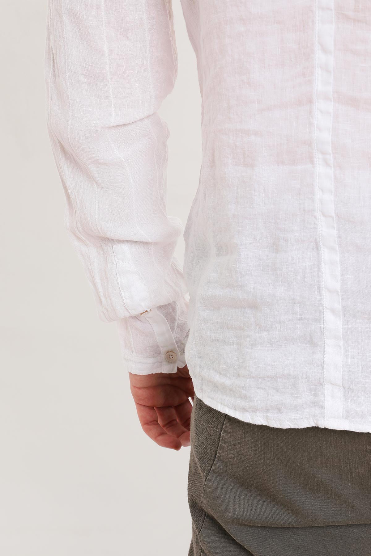 Transit Hakim Yaka Keten Gömlek-Libas Trendy Fashion Store