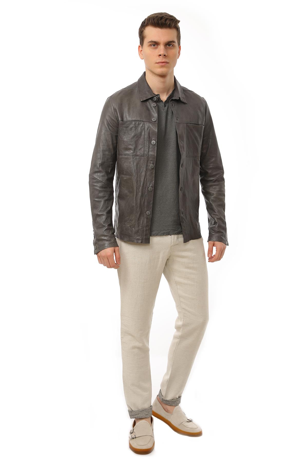 Transit Deri Gömlek Ceket-Libas Trendy Fashion Store