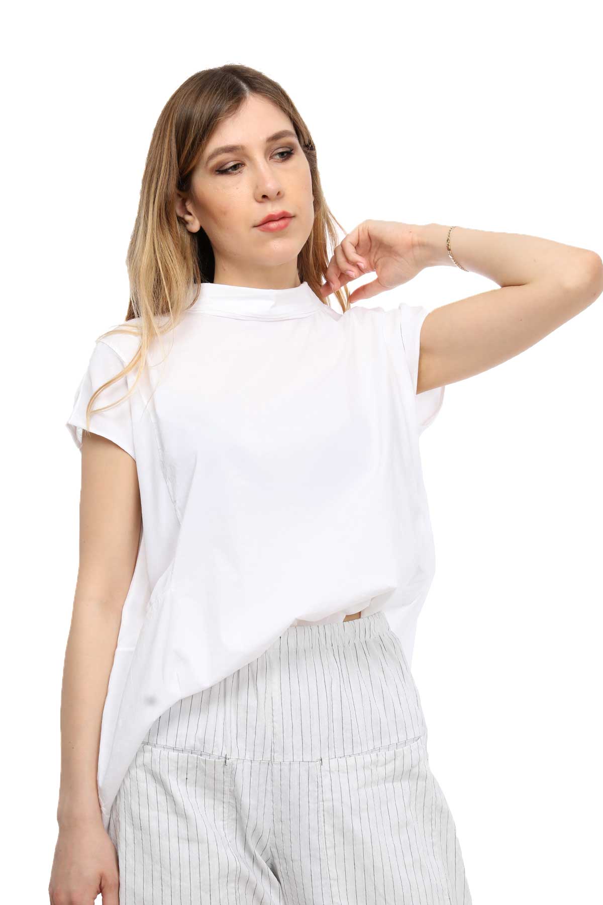 Transit Dik Yaka Bluz-Libas Trendy Fashion Store