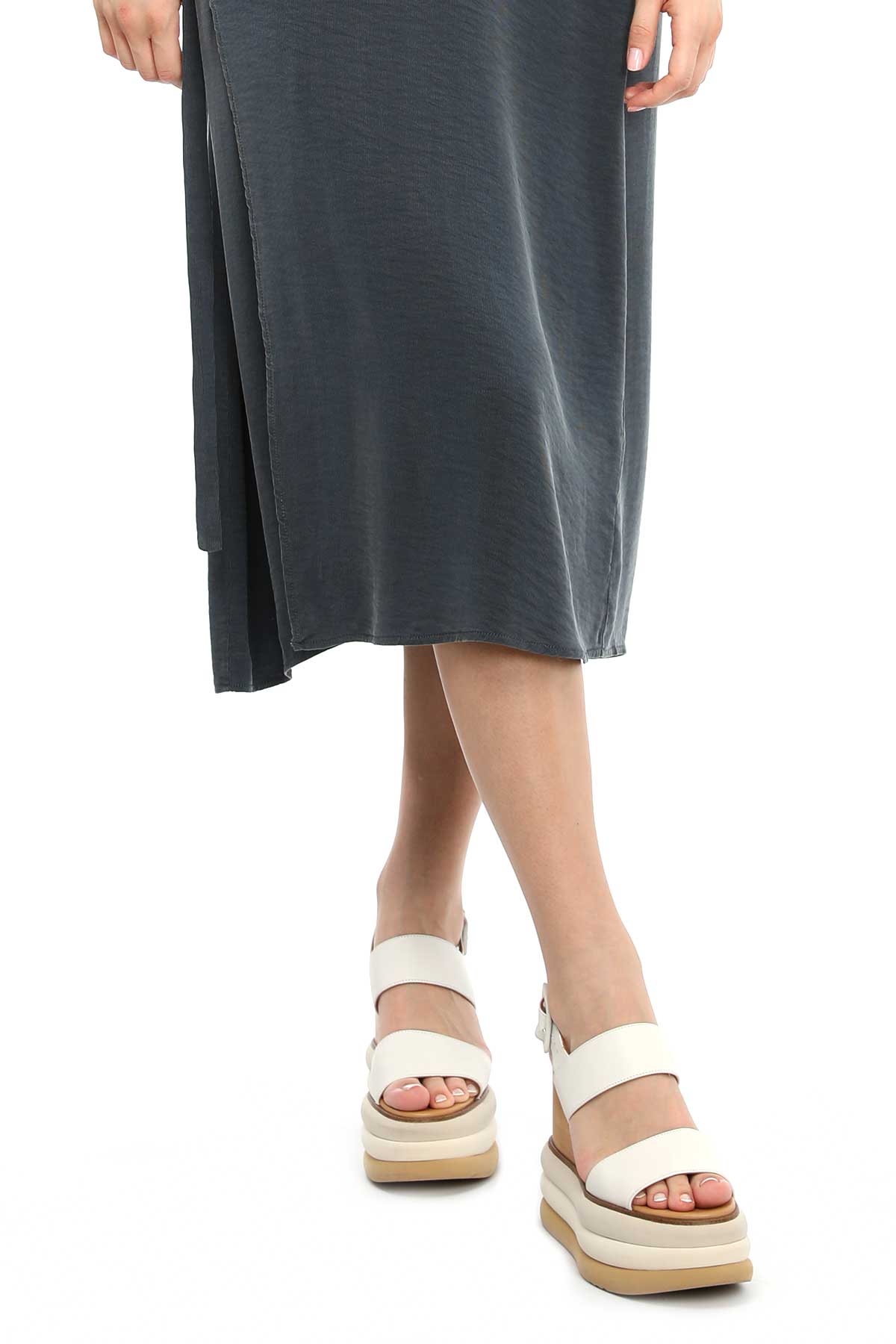 Transit Tencel™ Elbise-Libas Trendy Fashion Store