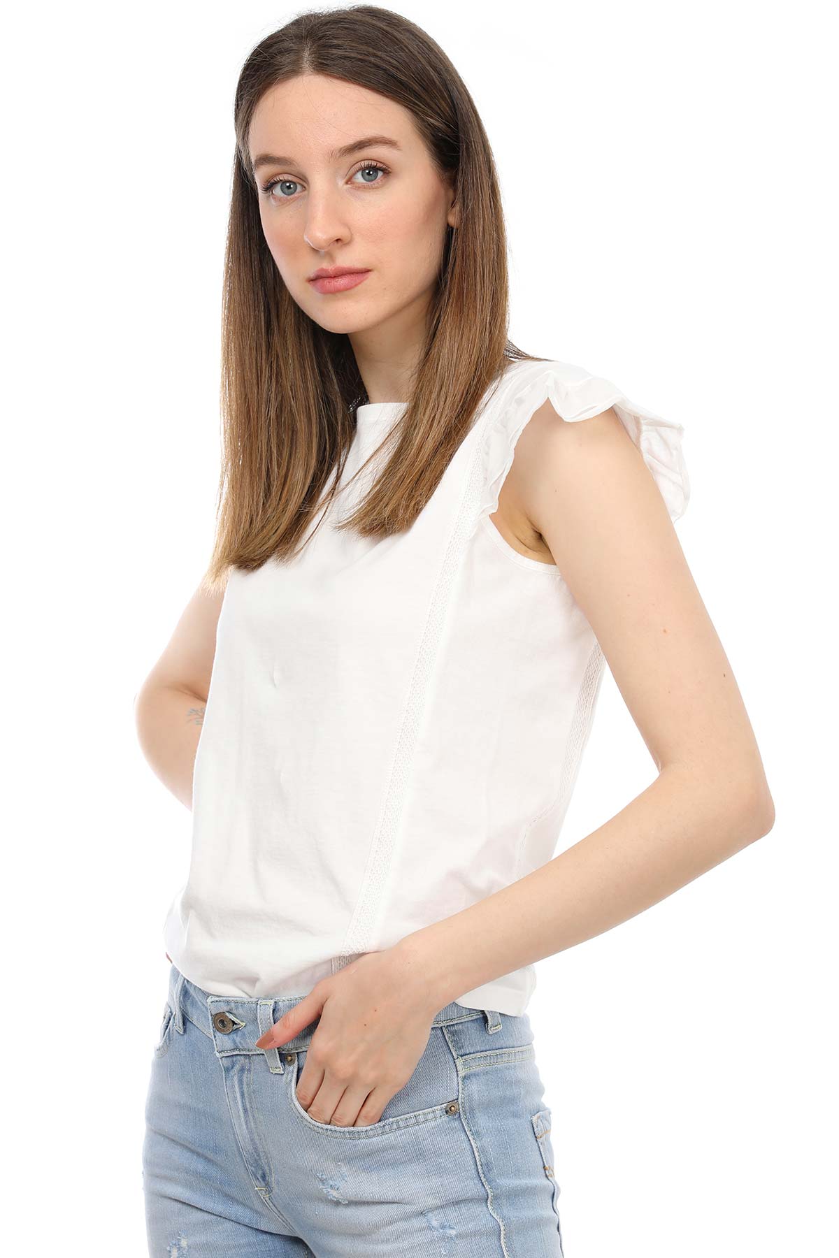 Dondup Volanlı Bluz-Libas Trendy Fashion Store