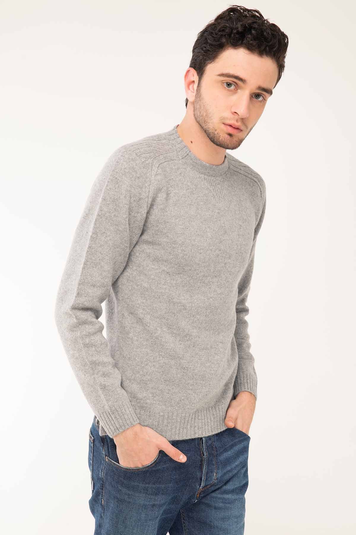 Manifattura Yuvarlak Yaka Kaşmirli Triko-Libas Trendy Fashion Store