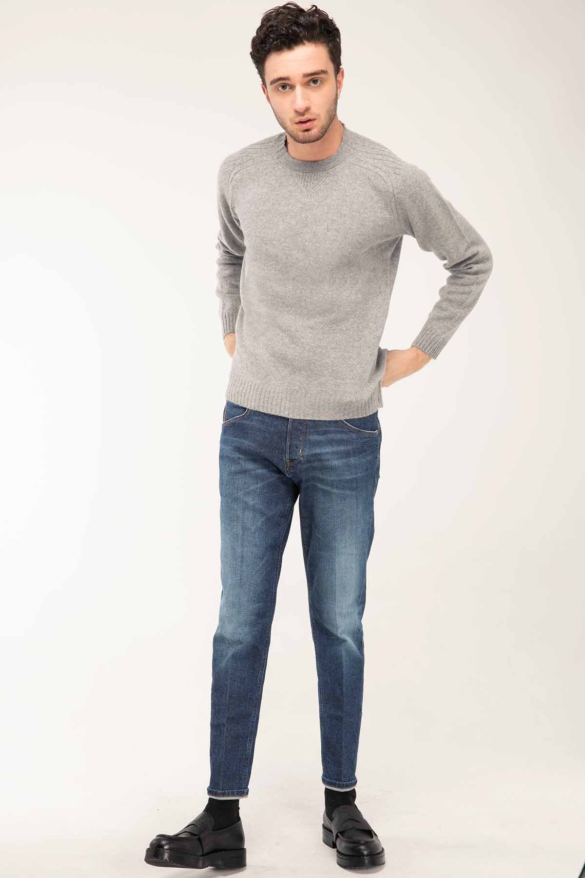 Manifattura Yuvarlak Yaka Kaşmirli Triko-Libas Trendy Fashion Store