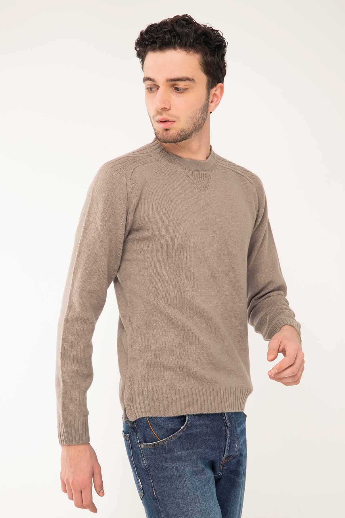 Manifattura Yuvarlak Yaka Kaşmirli Triko-Libas Trendy Fashion Store