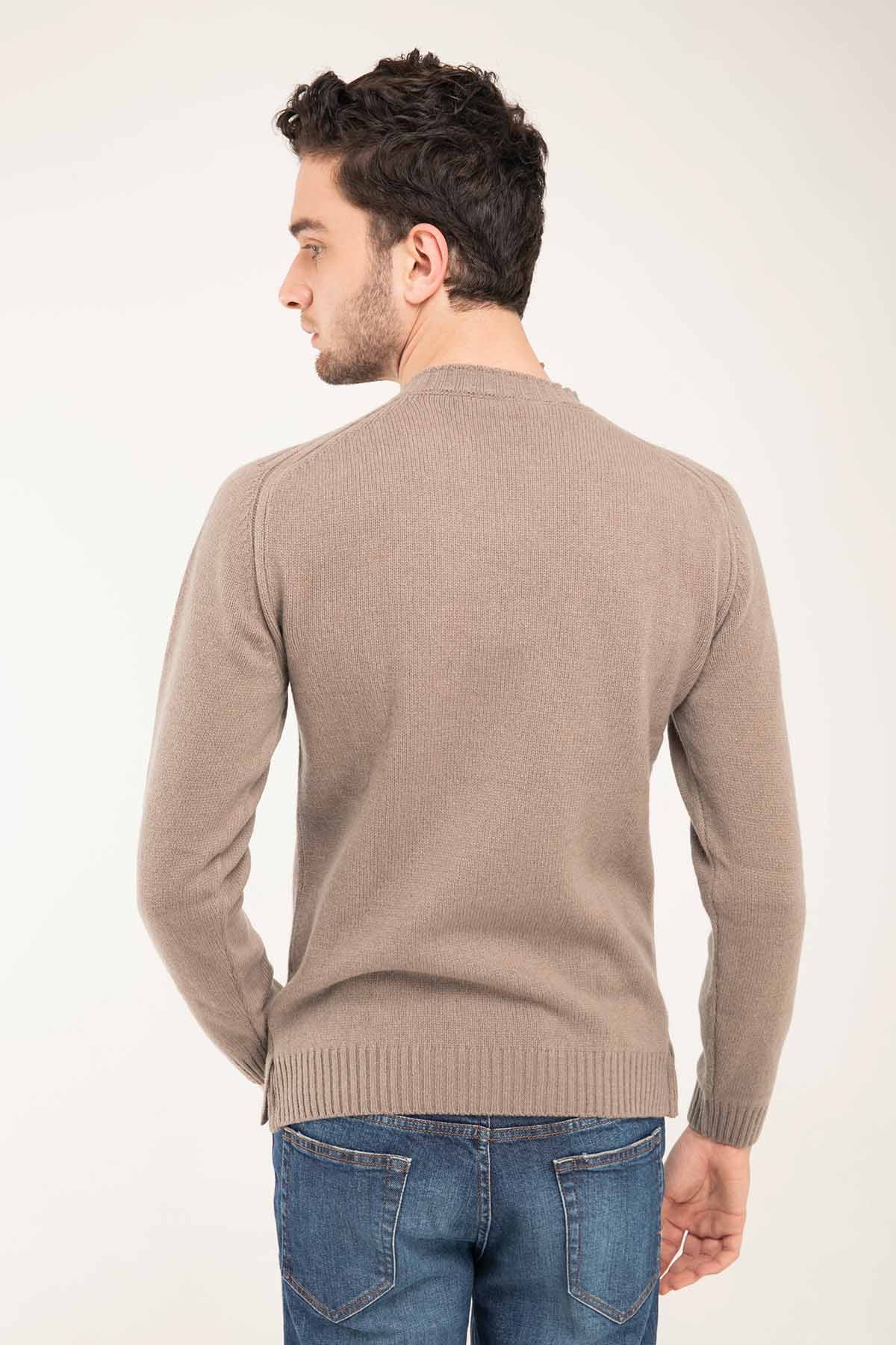 Manifattura Yuvarlak Yaka Kaşmirli Triko-Libas Trendy Fashion Store