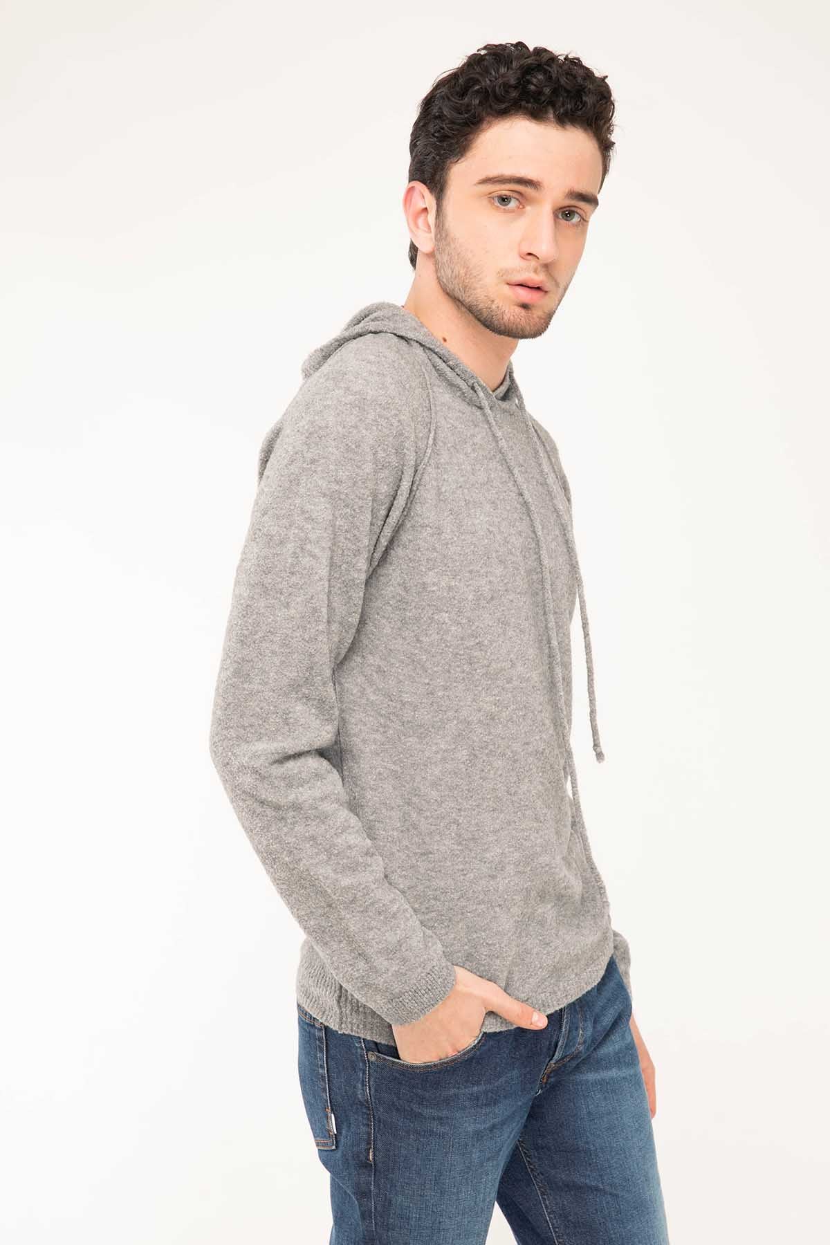 Manifattura Kapüşonlu Kaşmirli Triko-Libas Trendy Fashion Store