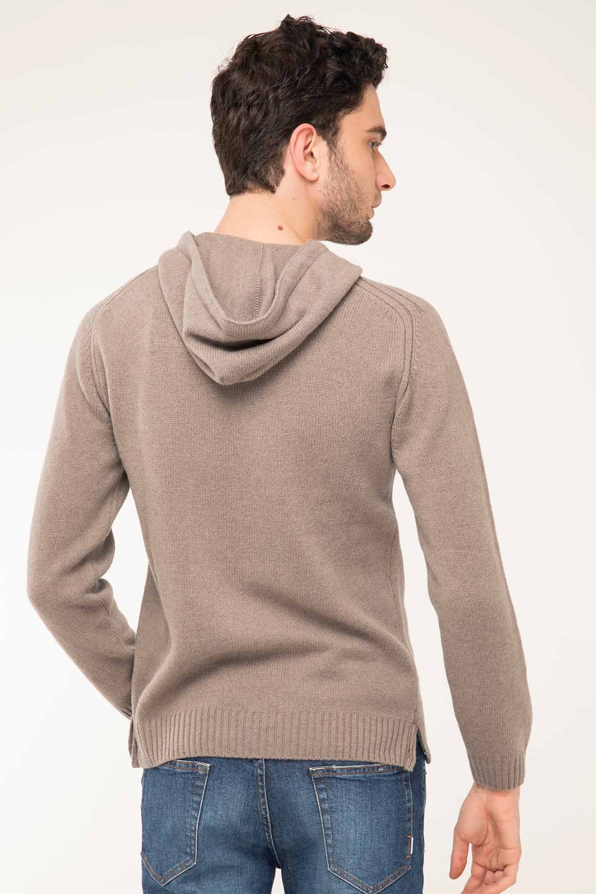 Manifattura Kapüşonlu Kaşmirli Triko-Libas Trendy Fashion Store